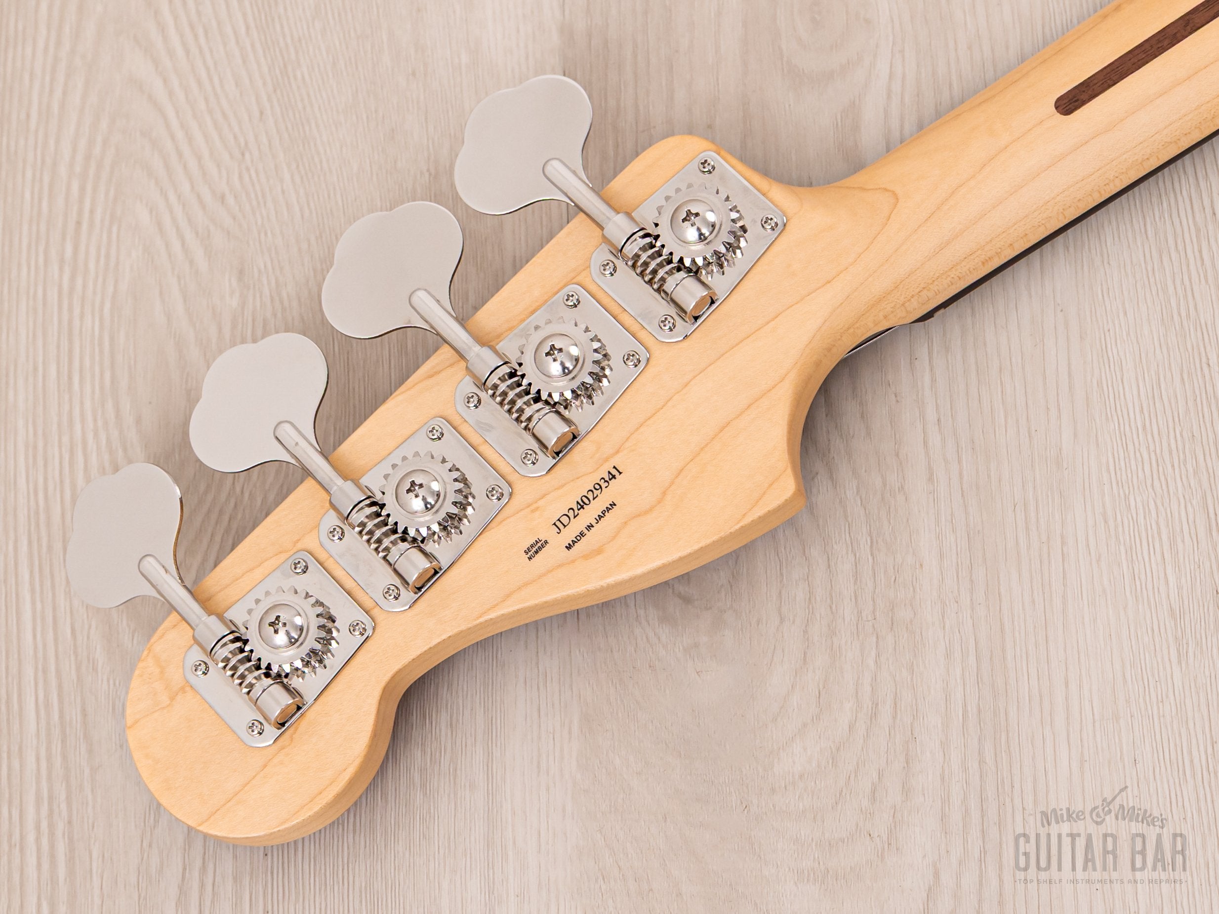 2024 Fender Hybrid II Precision Bass FSR Satin Candy Apple Red + Headstock, Mint w/ Hangtags, Japan MIJ