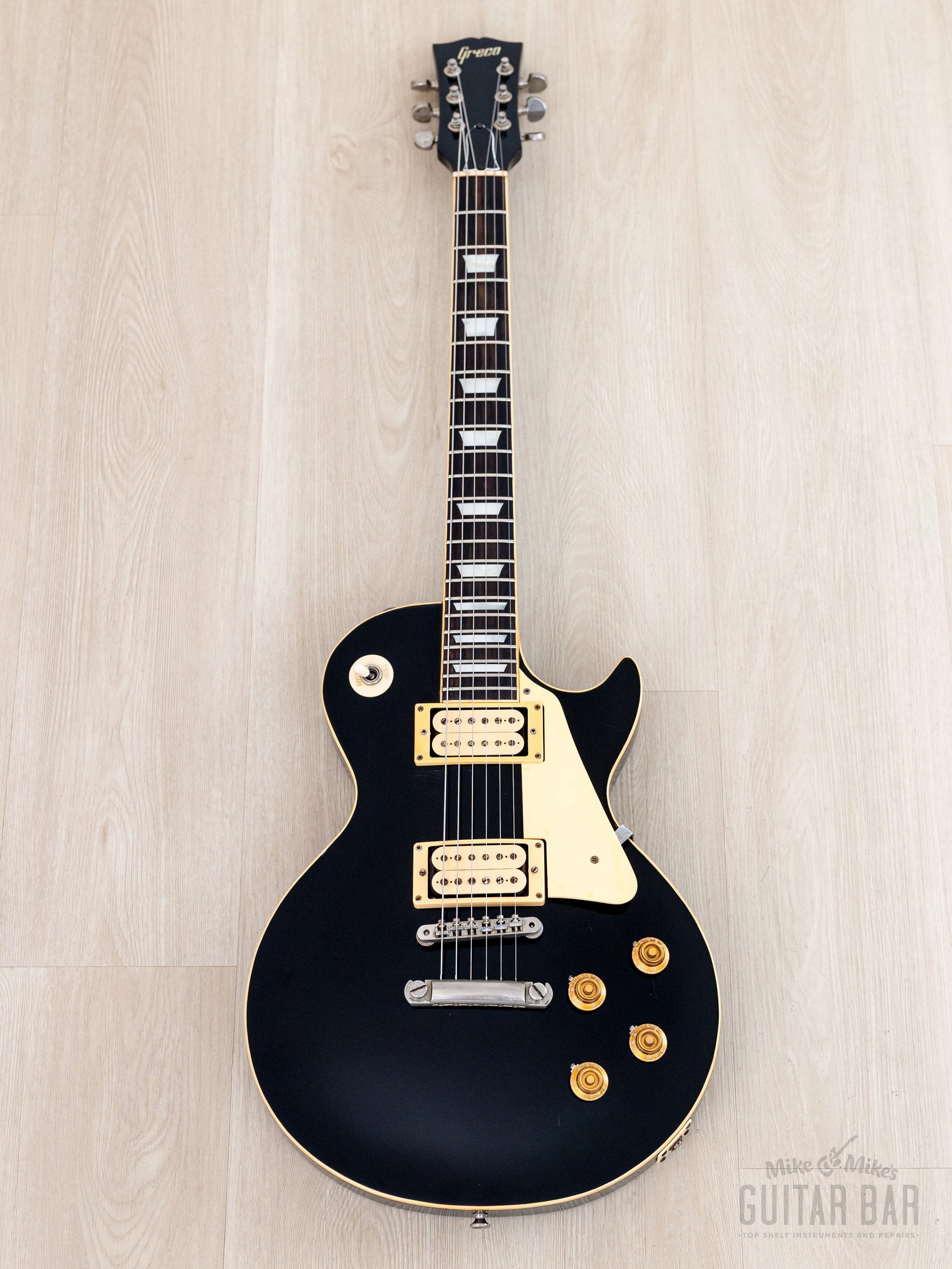 1979 Greco EG900 Vintage Guitar Standard, Black w/ USA DiMarzio PAFs &