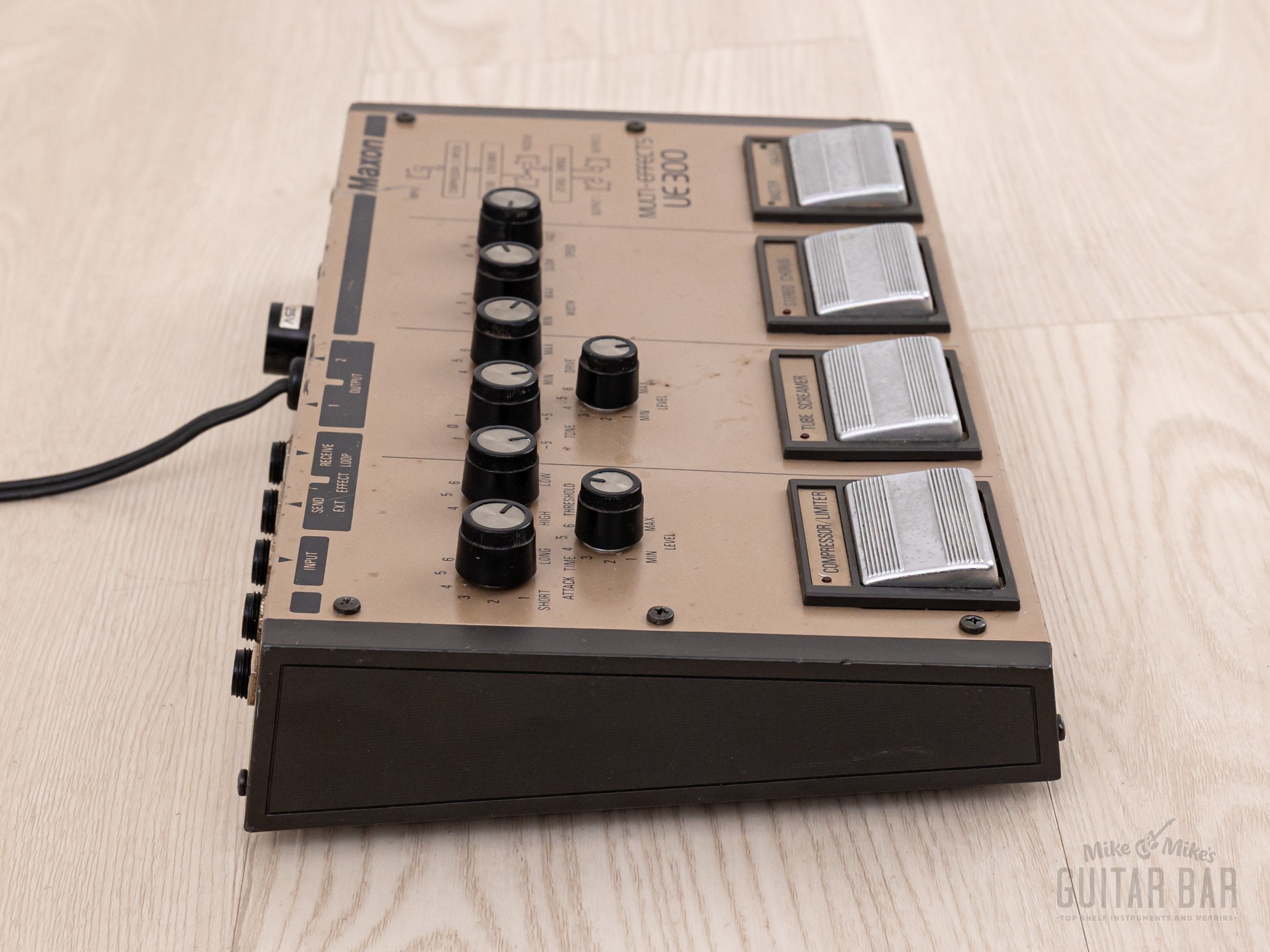1980s Maxon UE-300 Multi-Effects, CP9 Compressor + TS9 Tube Screamer + CS9 Chorus, Ibanez