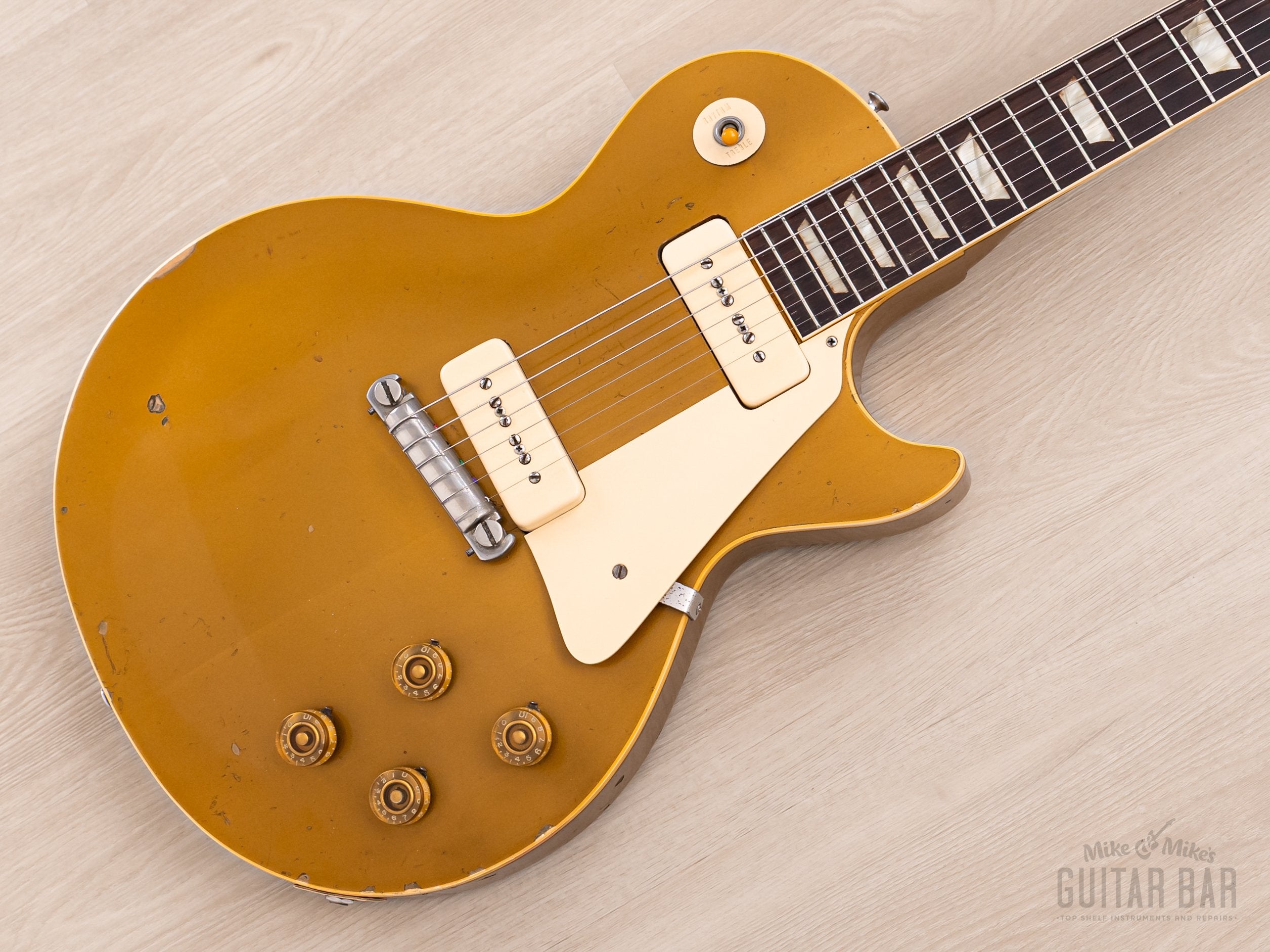 1954 Gibson Les Paul Standard Goldtop Vintage Guitar 