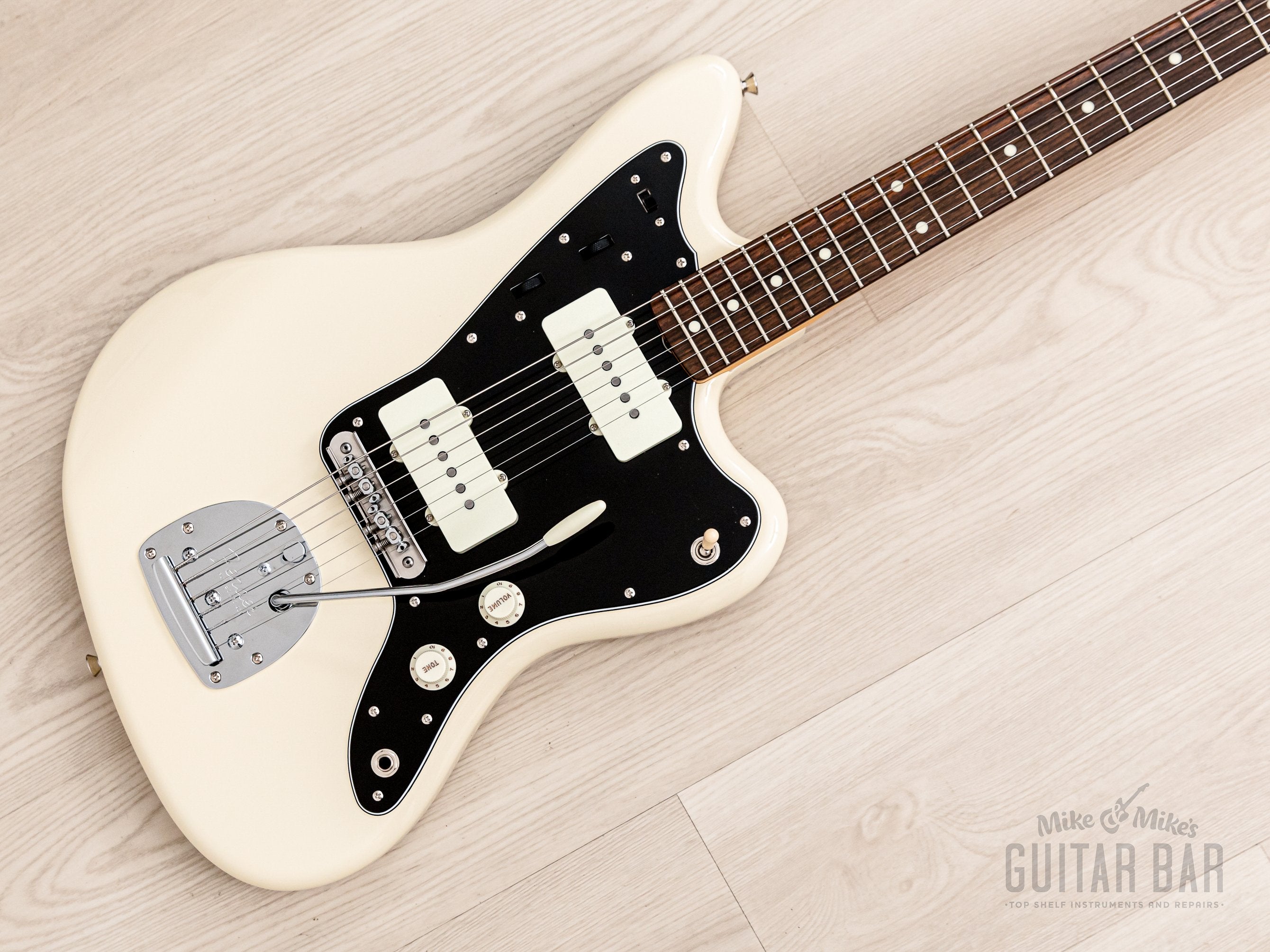 2020 Fender Hybrid 60s Jazzmaster Olympic White Near-Mint w/ Mastery Bridge & Case, Japan MIJ