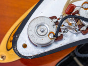 Close-up of CTS pots and untouched solder