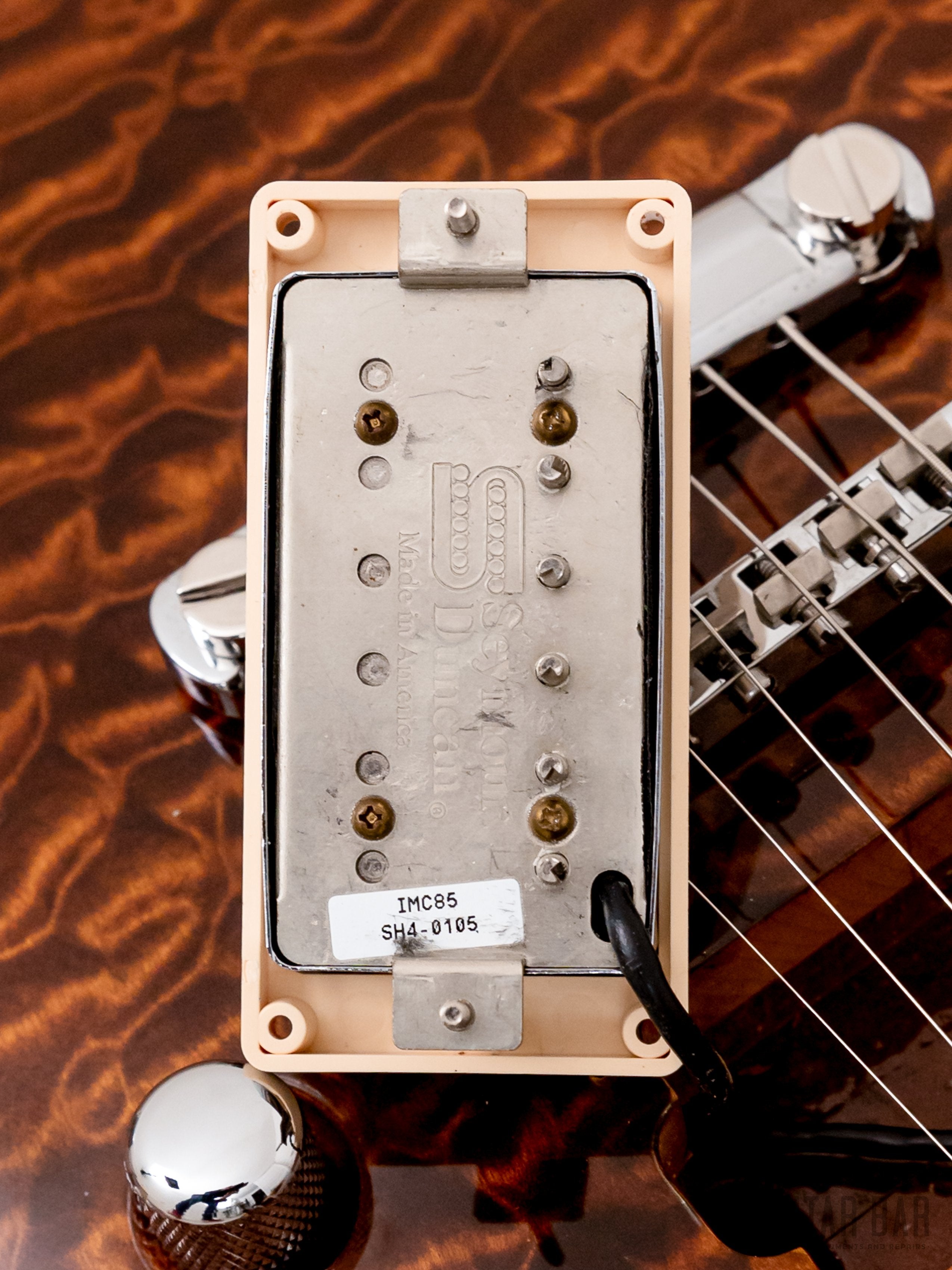 2004 Tokai Love Rock II Double Cutaway Quilt Top Walnut w/ Seymour Duncan, Japan