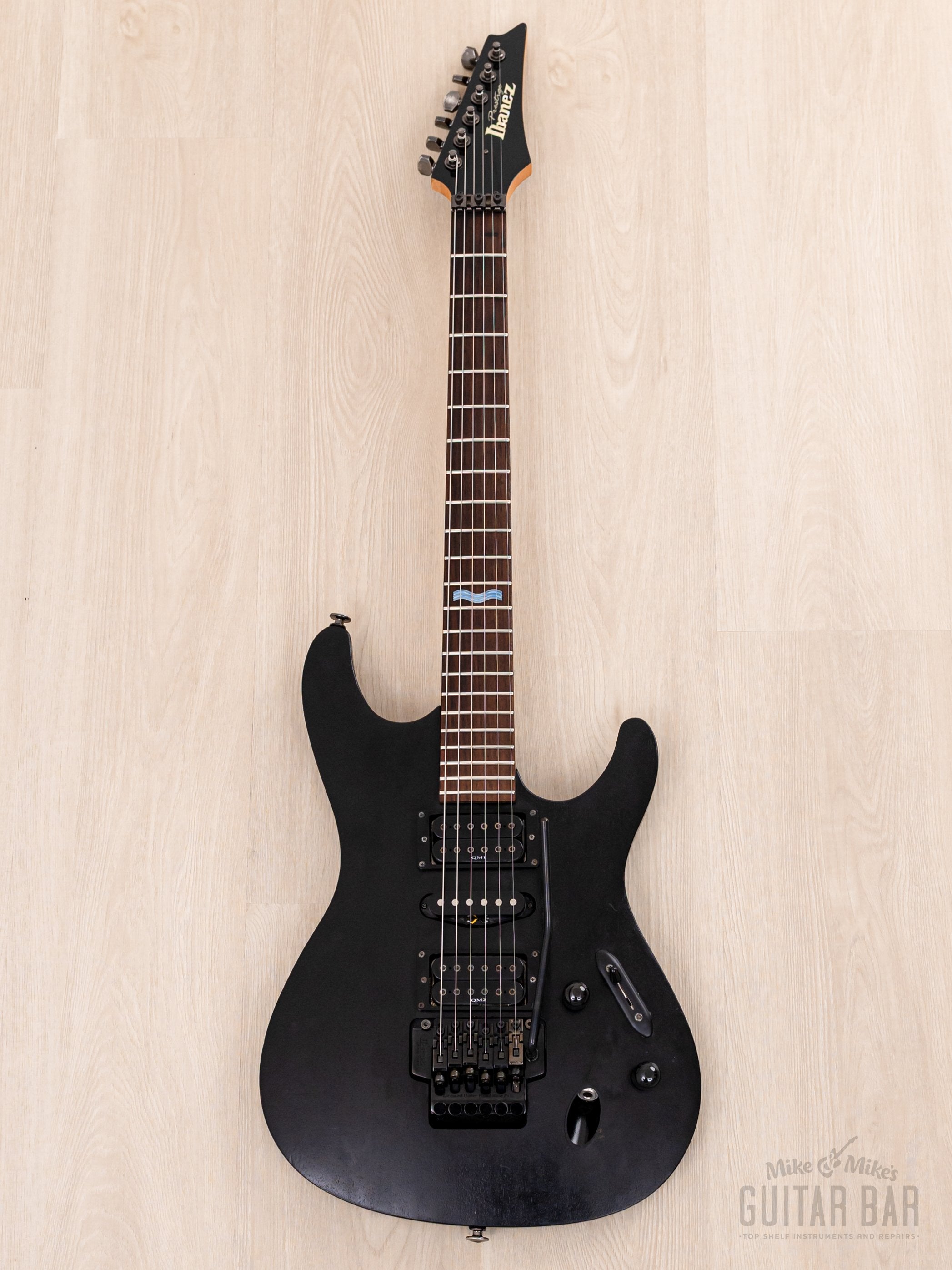 2001 Ibanez Prestige S Series S470 HSH Satin Black w/ Floyd Rose