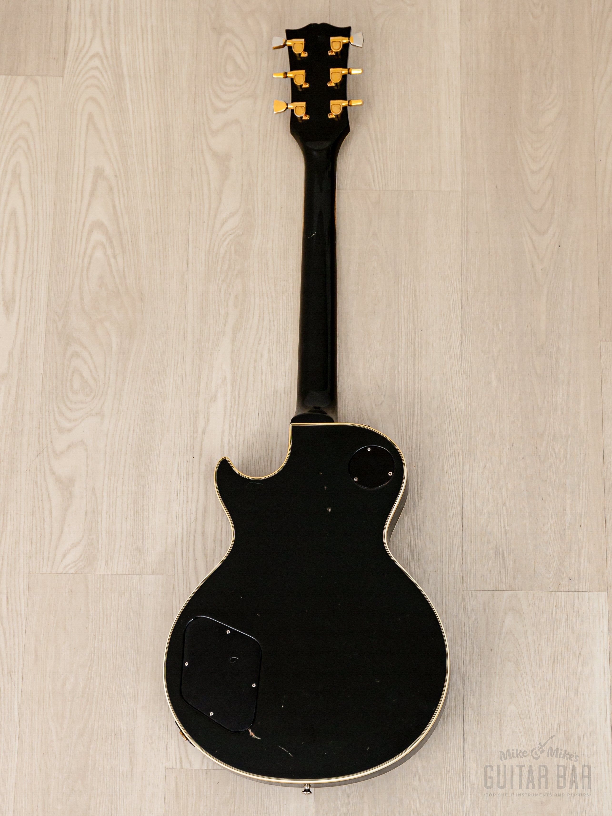 1976 Gibson Les Paul Custom Black Beauty Vintage Electric Guitar w/ T Tops, Case