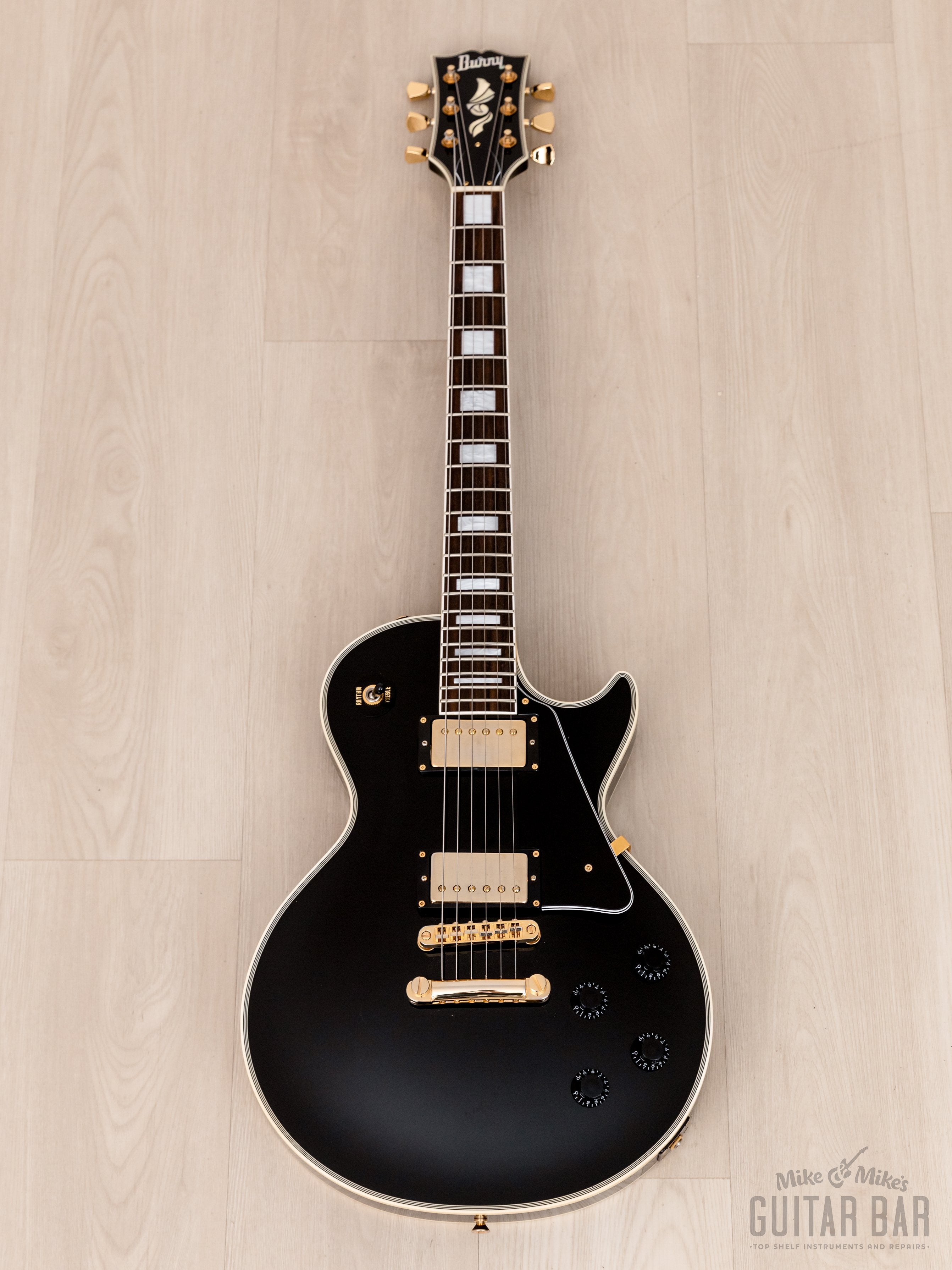 2009 Burny RLC-85 Custom Black Beauty Mahogany Top w/ Hangtags, Japan Fernandes
