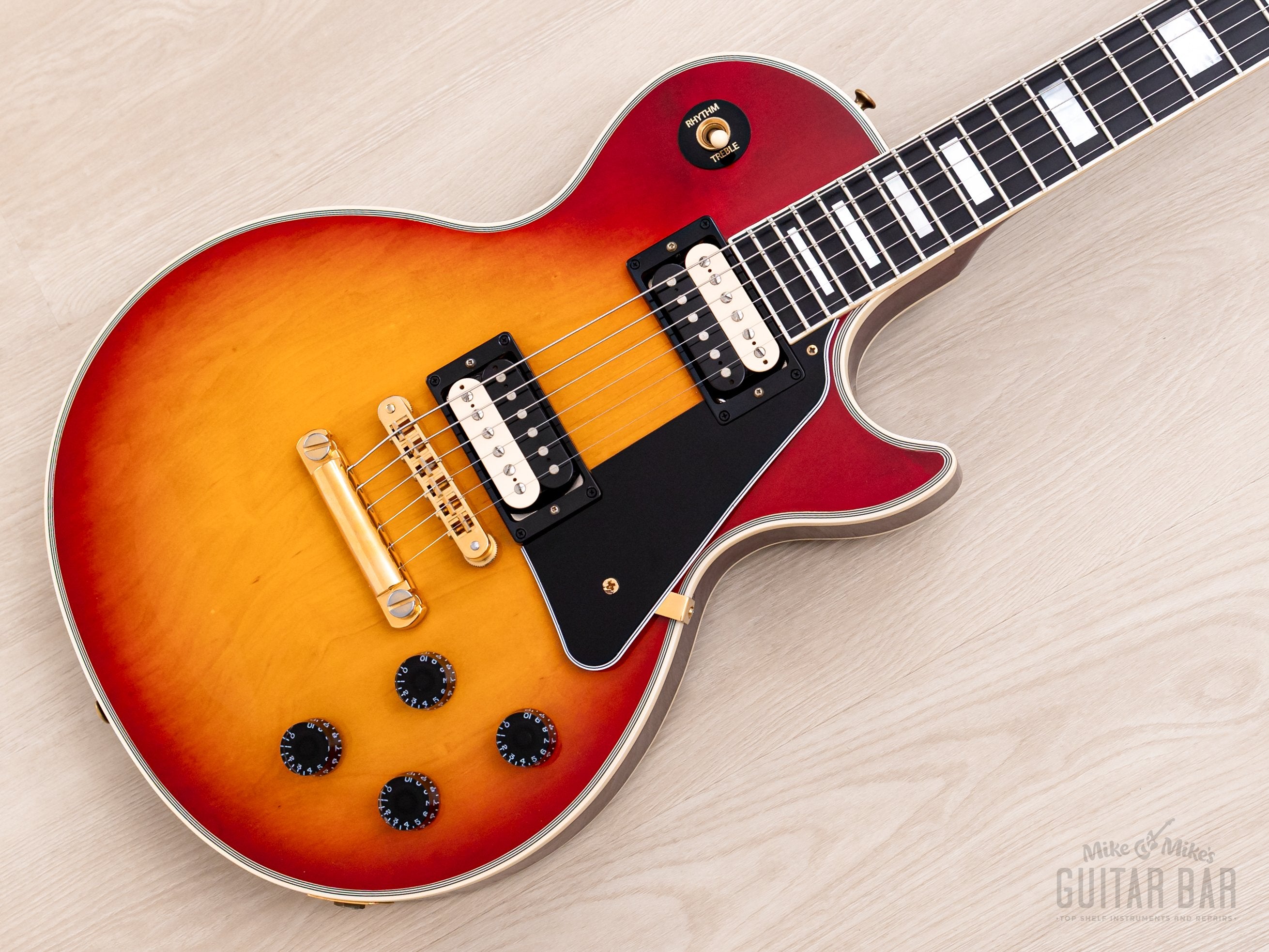 1990 Gibson Les Paul Custom Heritage Cherry Sunburst, Near-Mint w/ Zebra '57 Classic PAFs, Case