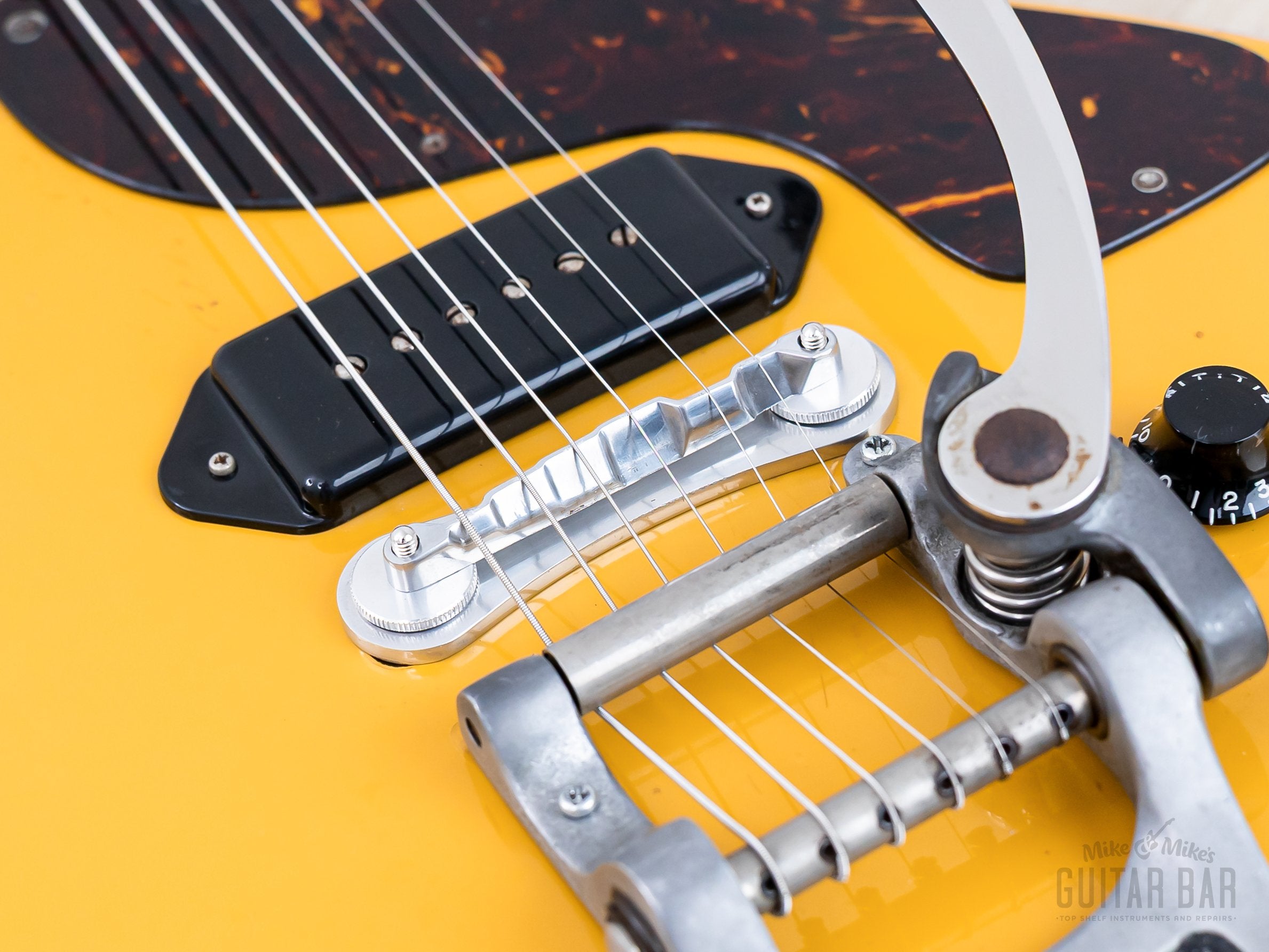 1996 Orville Les Paul Junior Double Cut LPJ-D65 TV Yellow w/ Bigsby B7