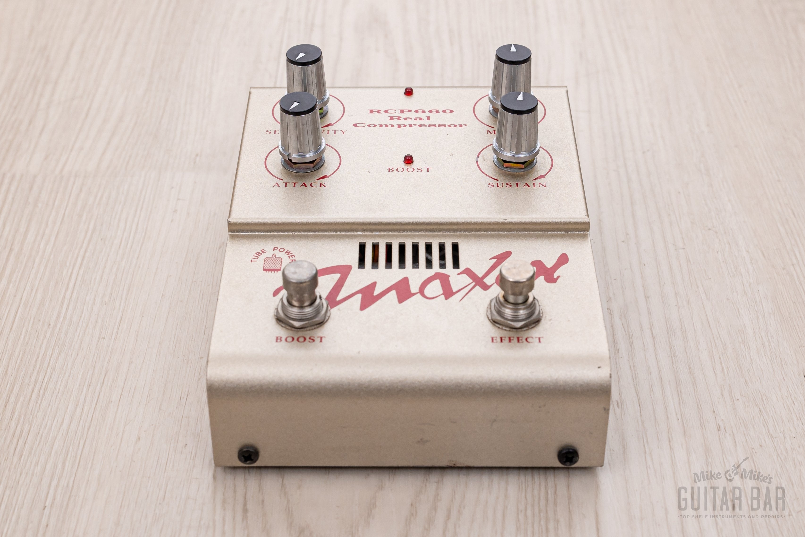 Maxon Real Compressor RCP660 Tube-Driven Effects Pedal, Near-Mint w/ Box, Ibanez Tube King