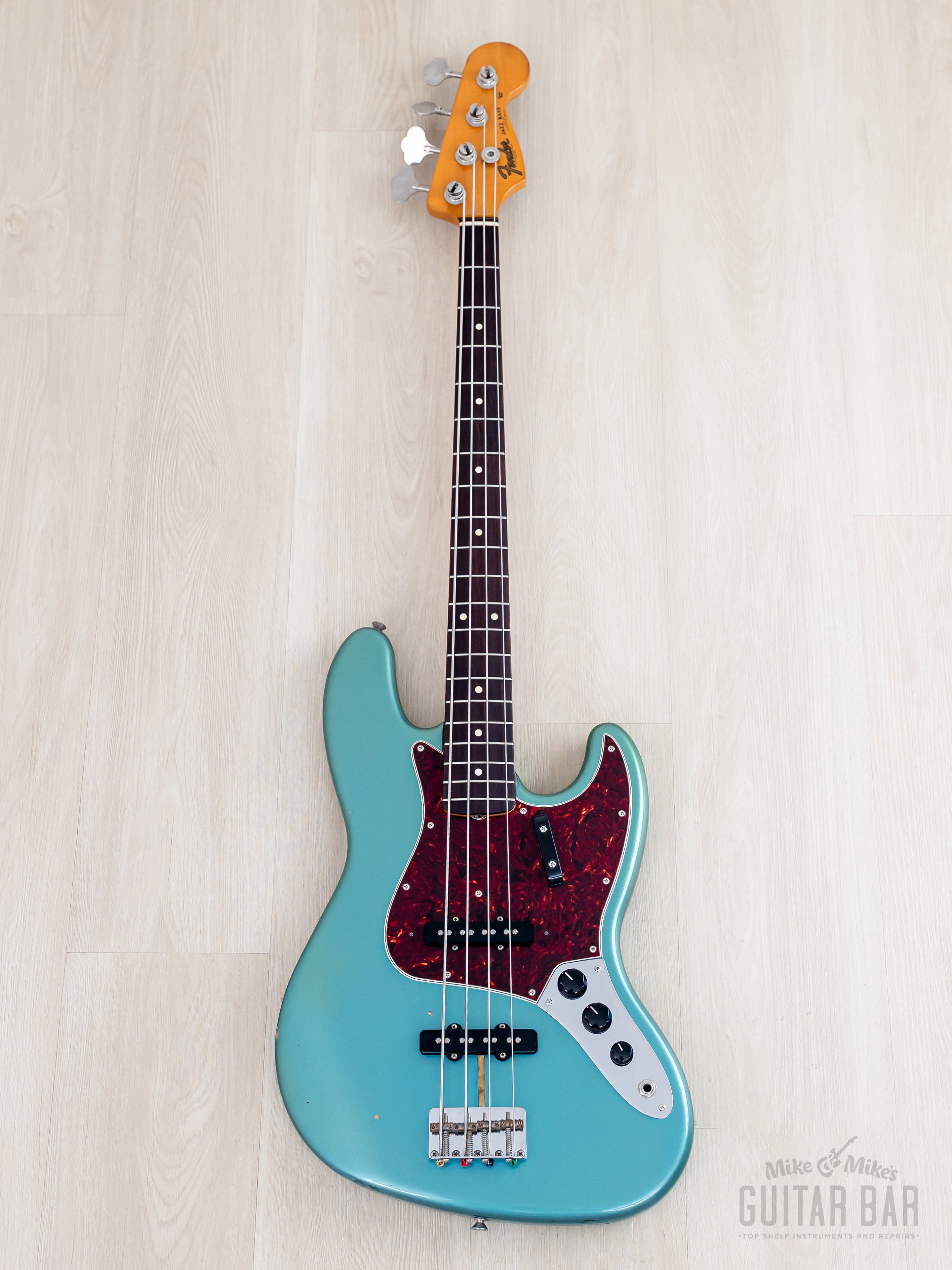 2000 Fender American Vintage '62 Jazz Bass Lake Placid Blue w/ Tweed C