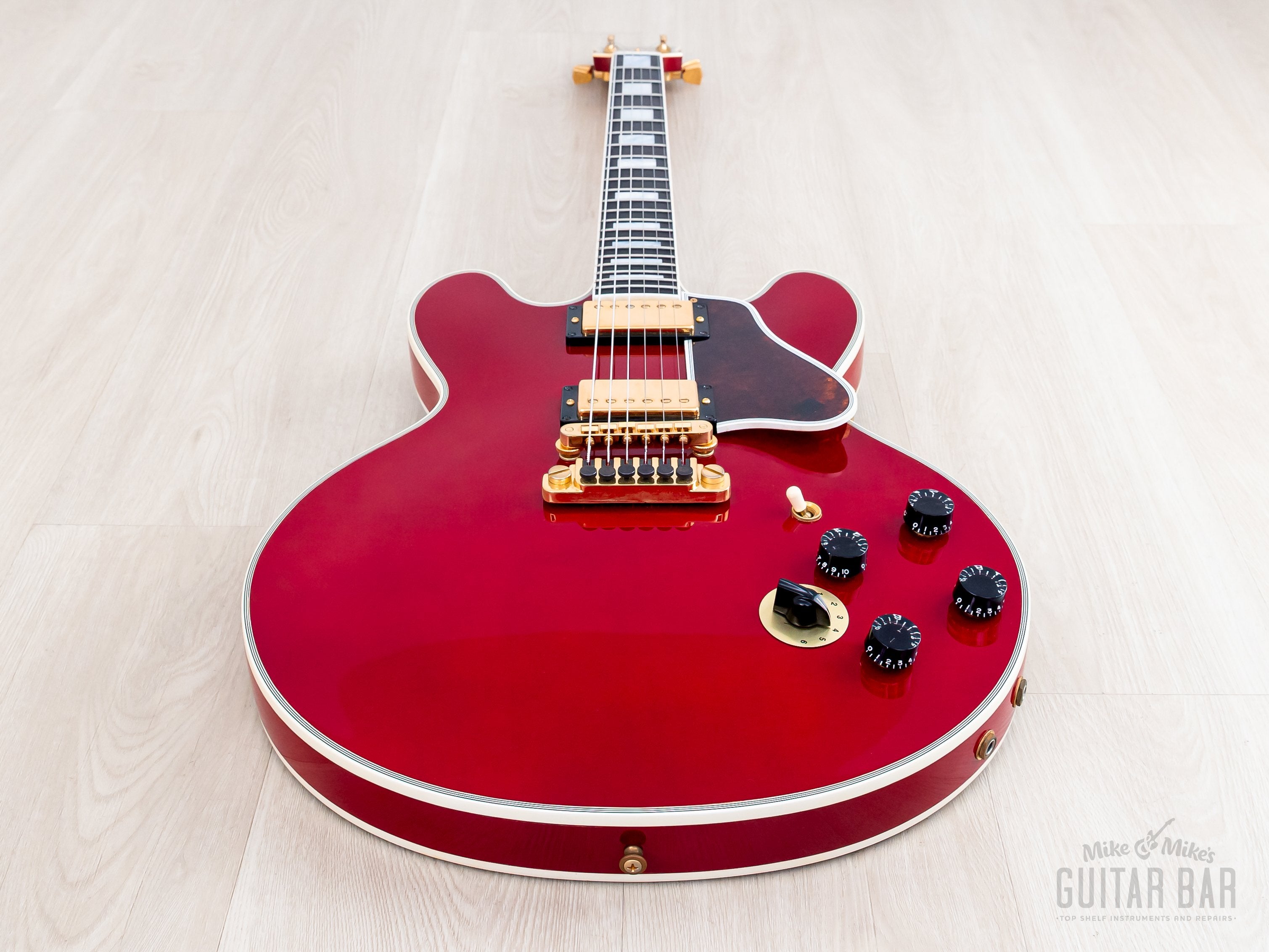 1997 Gibson BB King Lucille ES-355 Semi-Hollowbody Guitar Cherry Stere