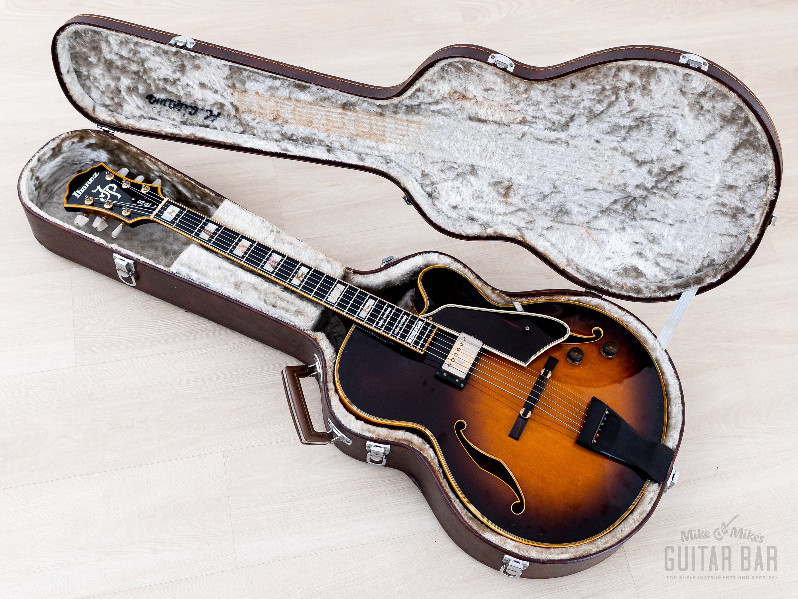 1983 Ibanez JP20 Joe Pass Signature Archtop Electric Guitar Sunburst w
