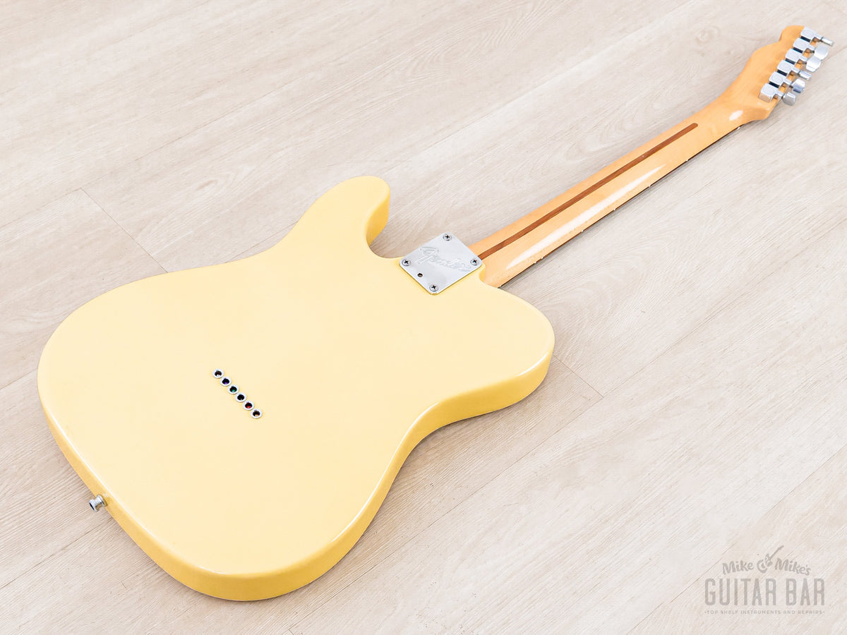1988 Fender American Standard Telecaster Vintage White, back of body angled
