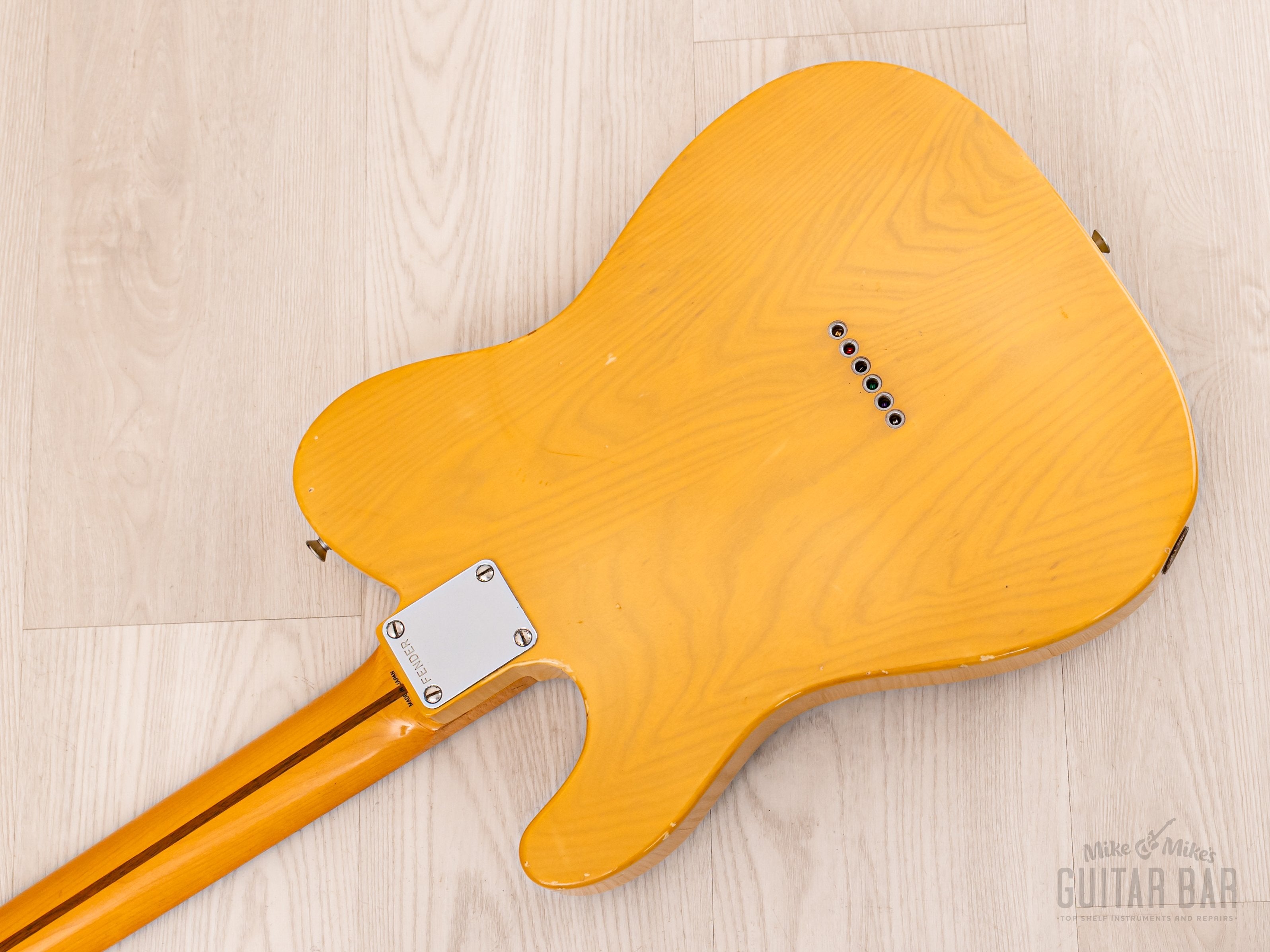 1987 Fender Telecaster '52 Vintage Reissue TL52-95 Butterscotch Lacquer w/ USA Pickups & Tweed Case, Japan MIJ Fujigen