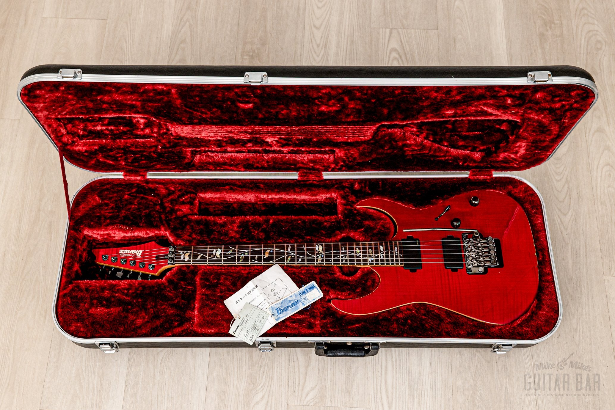 2009 Ibanez J. Custom RG8420ZE AAA Maple Top, Red Spinel w