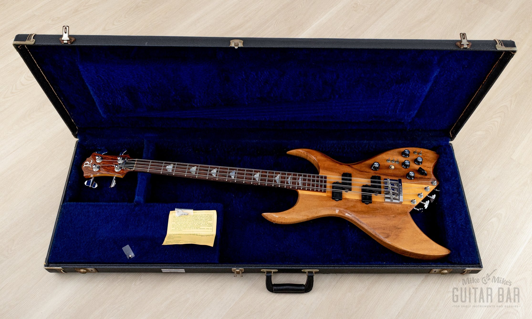 1978 BC Rich Bich 8-String Vintage Neck Through Bass Natural