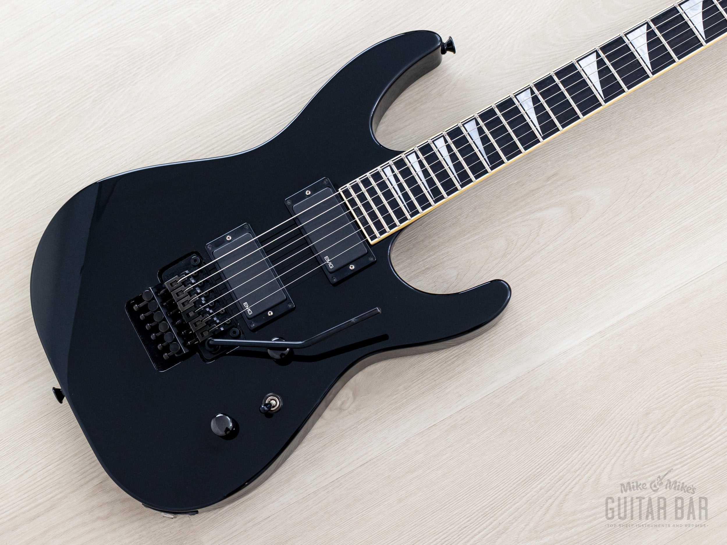2007 Jackson Stars Soloist SL-TN02EMG Neck Through HH Black