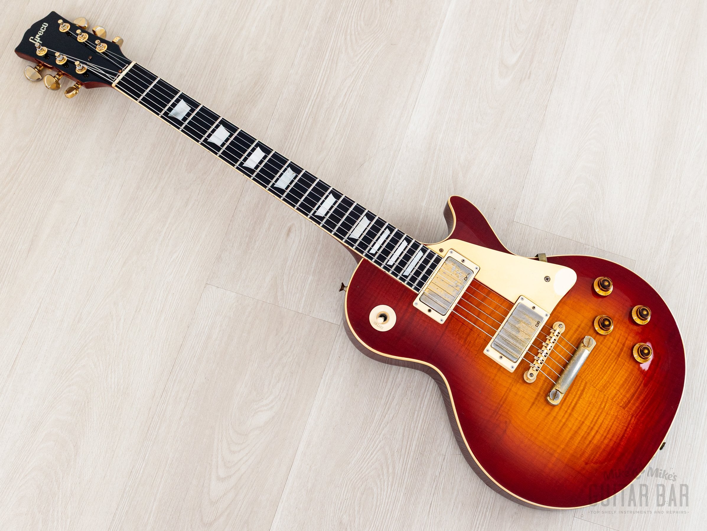 その他 Greco Mint Collection Super Real EG59-85 1985 Greco Mint Collection EG59-240 Burst Standard Carved Top w/ Dry H