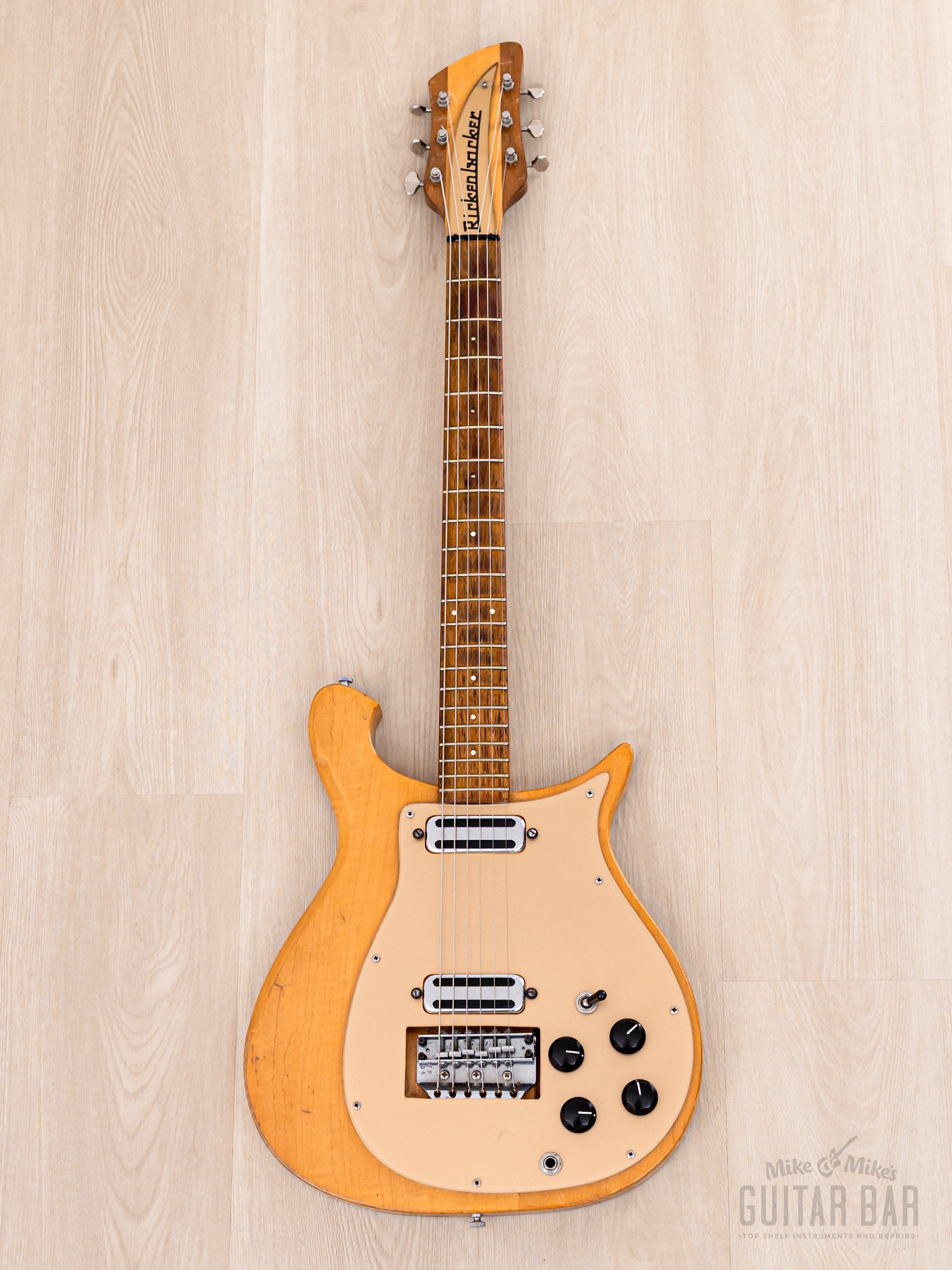 1961 Rickenbacker 450 Combo Vintage Electric Guitar Mapleglo w/ Toaster Top Pickups, Case
