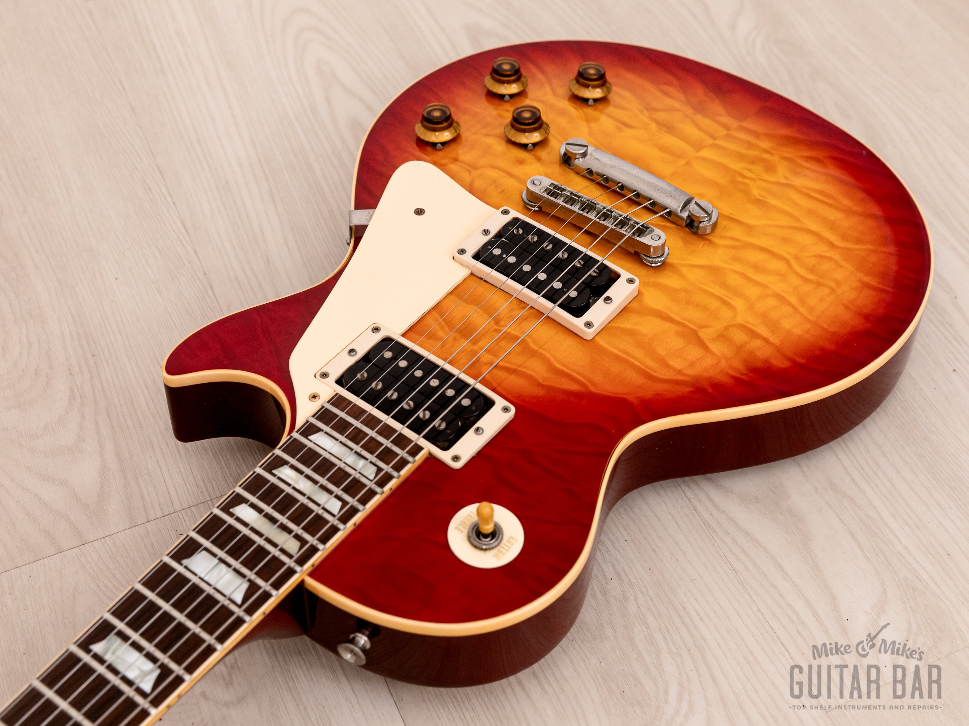 1992 Orville by Gibson Les Paul Standard LPS-QM Quilted Maple Top w/ 57 Classic PAFs, Japan