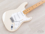 2012 Fender '68 Stratocaster ST68-TX RH in Olympic White, angled front view