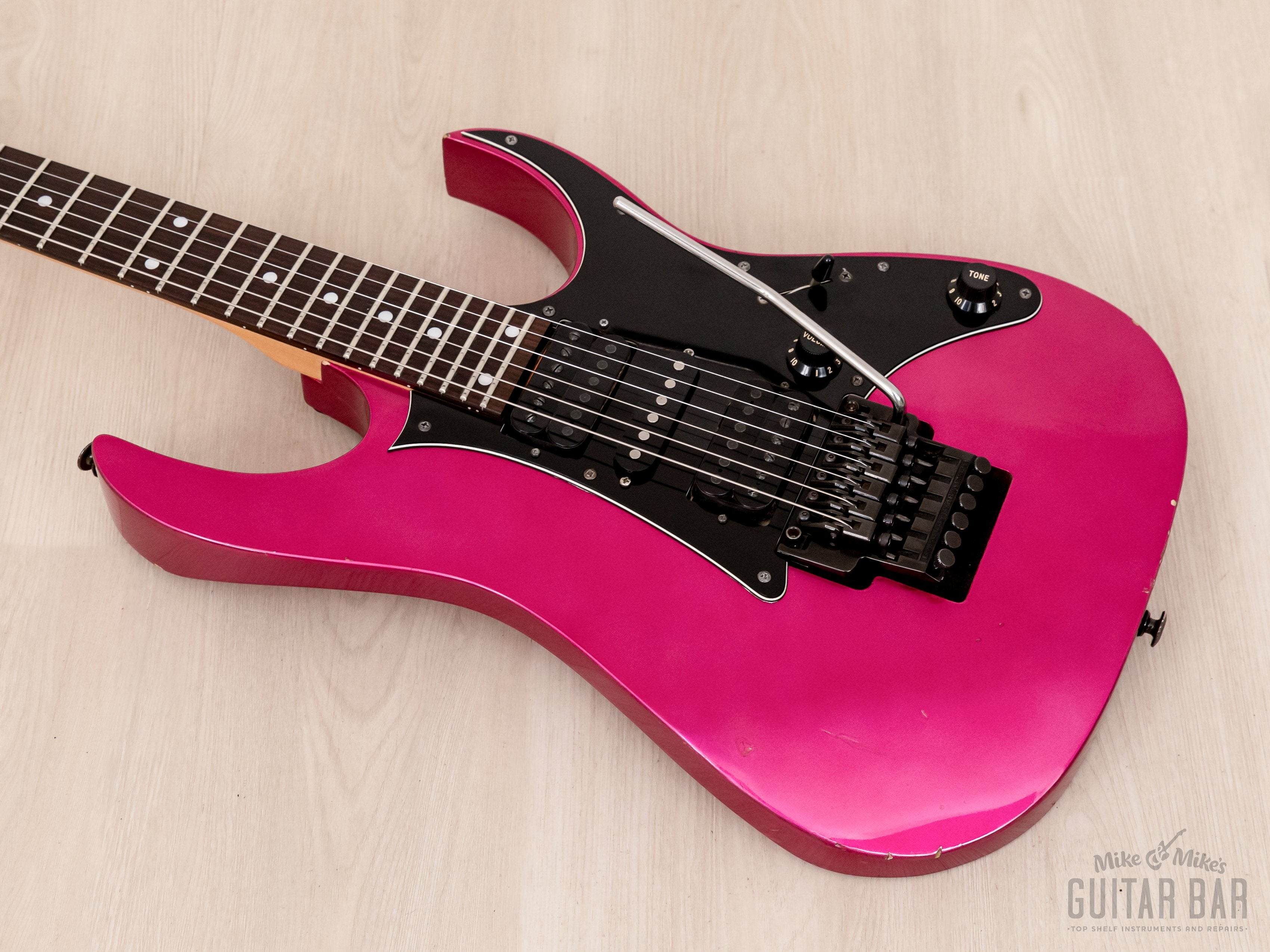1993 Ibanez RG550 HSH Purple Neon 100% Original w/ Lo-Pro Edge Floyd R