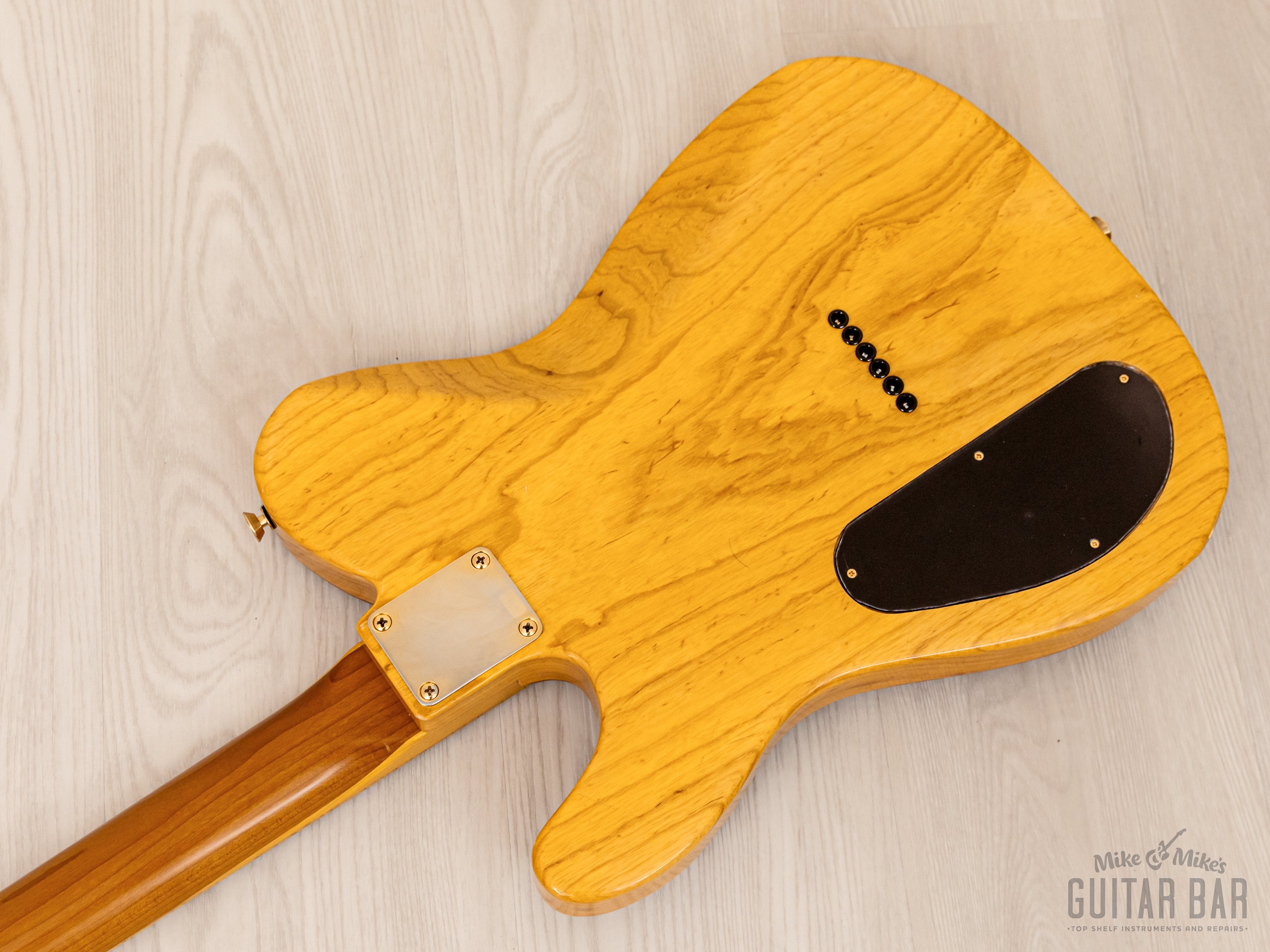 Custom T-Style HH Guitar, MJT VTT Ash & Redwood Body w/ Jim Wagner Goodwood Pickups, Case