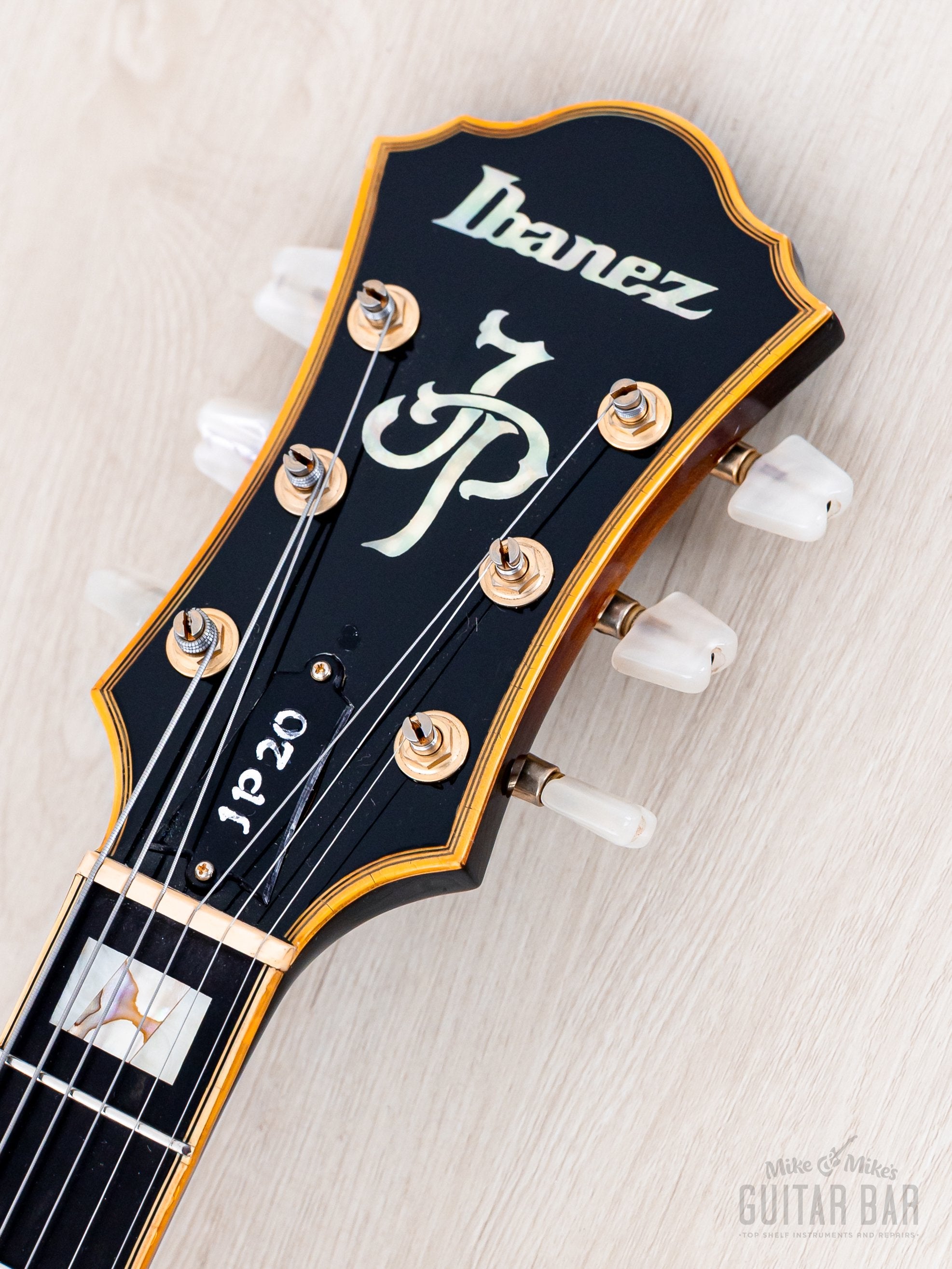 1983 Ibanez JP20 Joe Pass Signature Archtop Electric Guitar Sunburst w