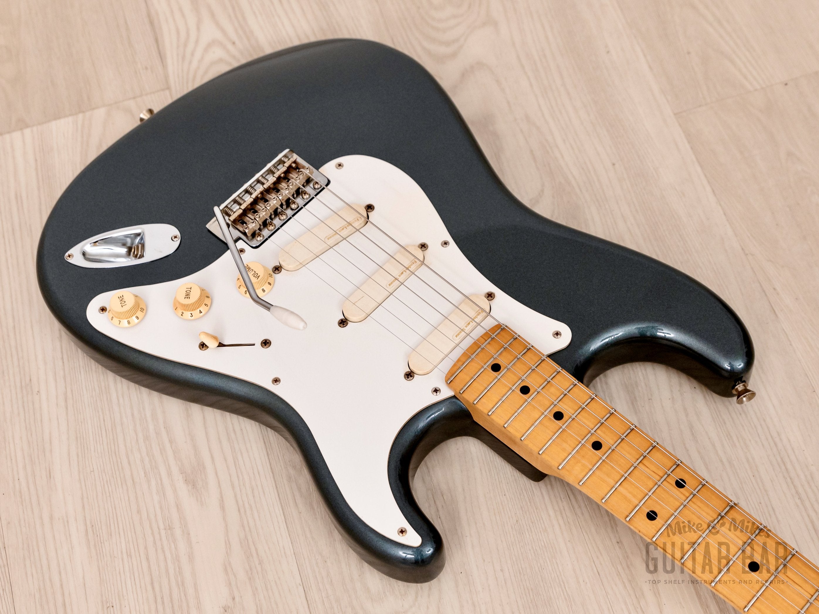 2008 Fender Stratocaster ‘54 Vintage Reissue ST54-LS Gunmetal Blue, Near-Mint w/ Lace Sensor, Japan CIJ
