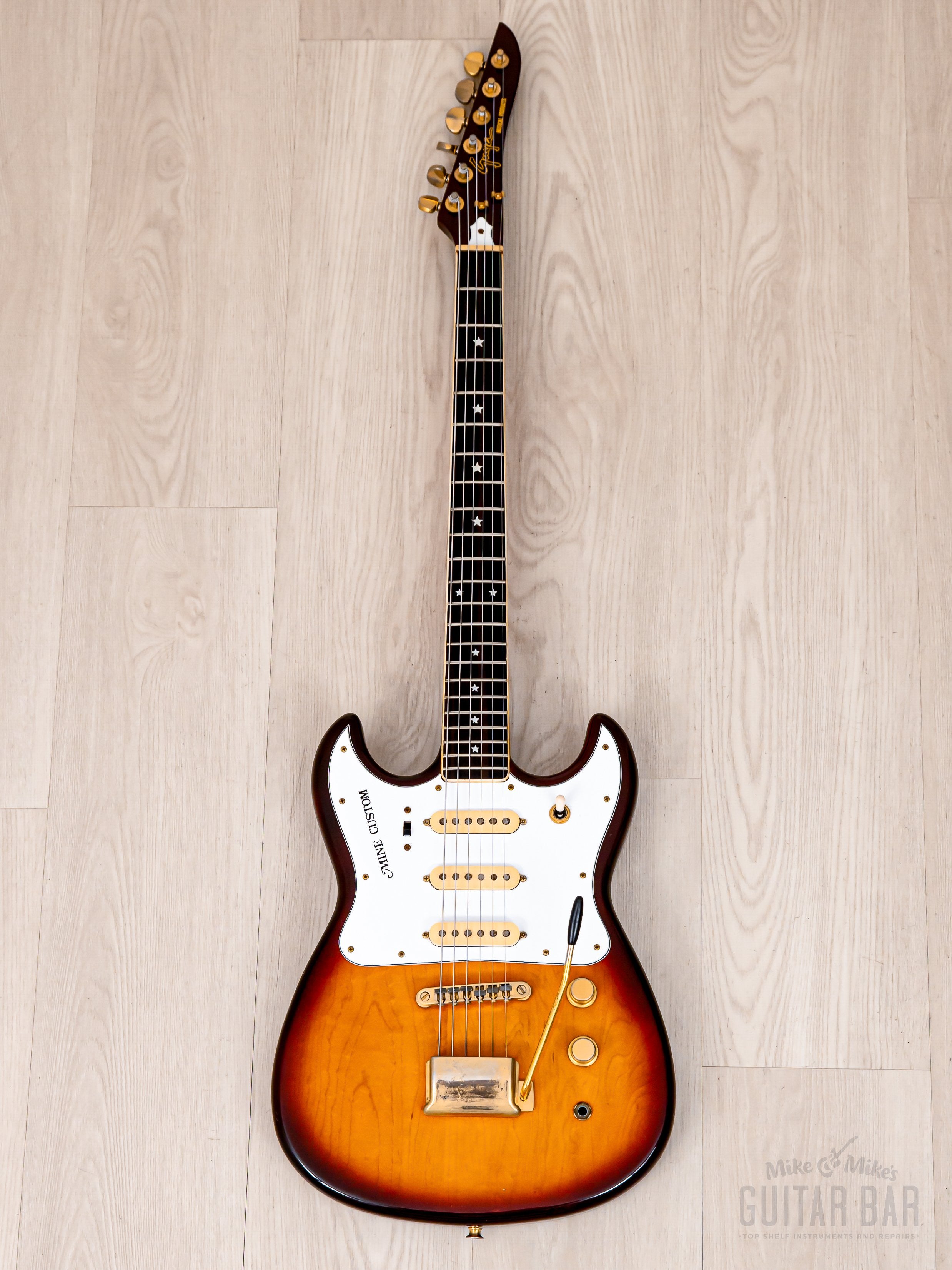 1970s Guyatone Mine Custom LG-780 Sunburst, 100% Original, Japan