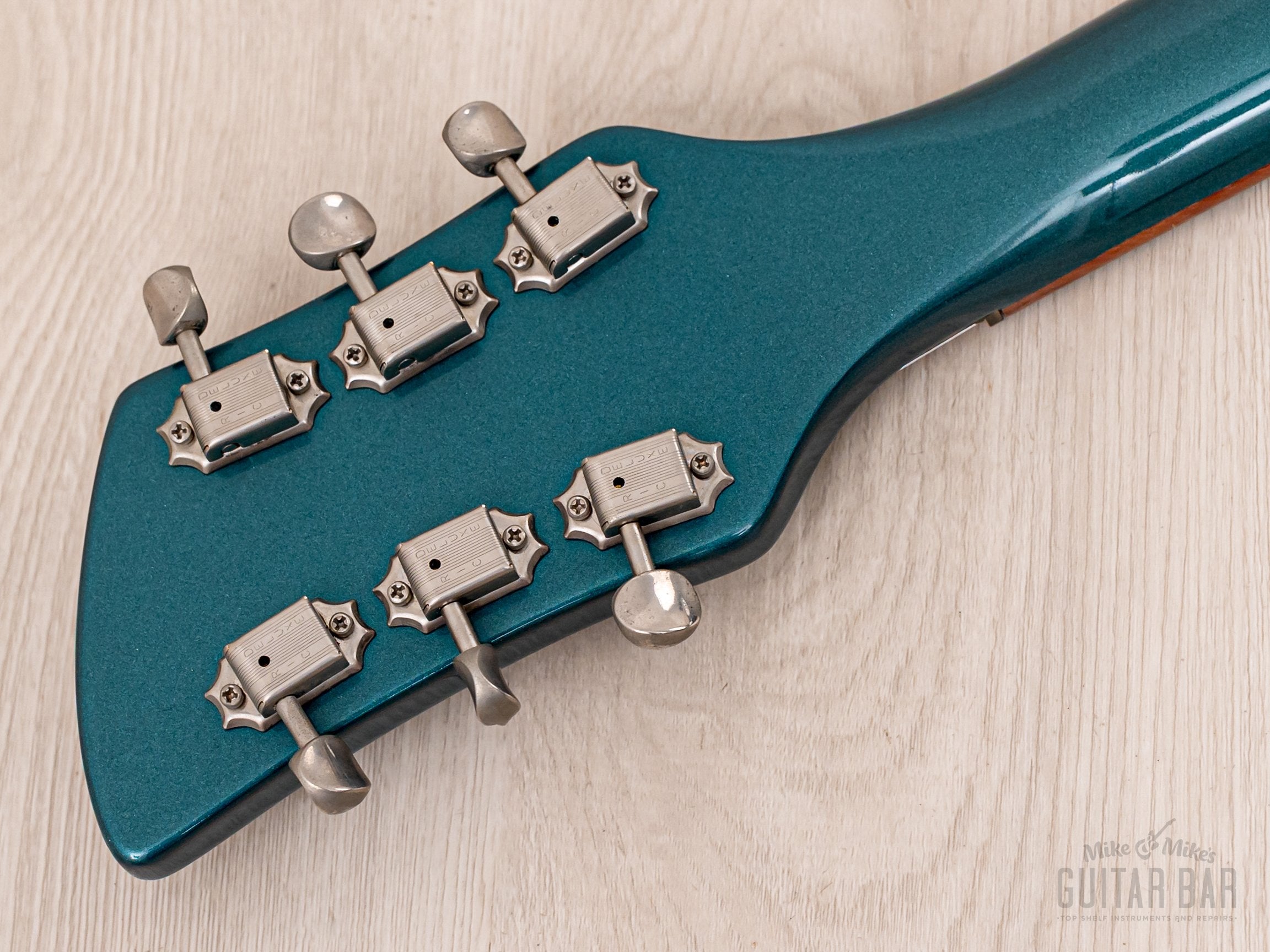 1997 Rickenbacker 355V59 One-Off Custom Order Turquoise w/ Accent Vibrato, Hangtags & Case