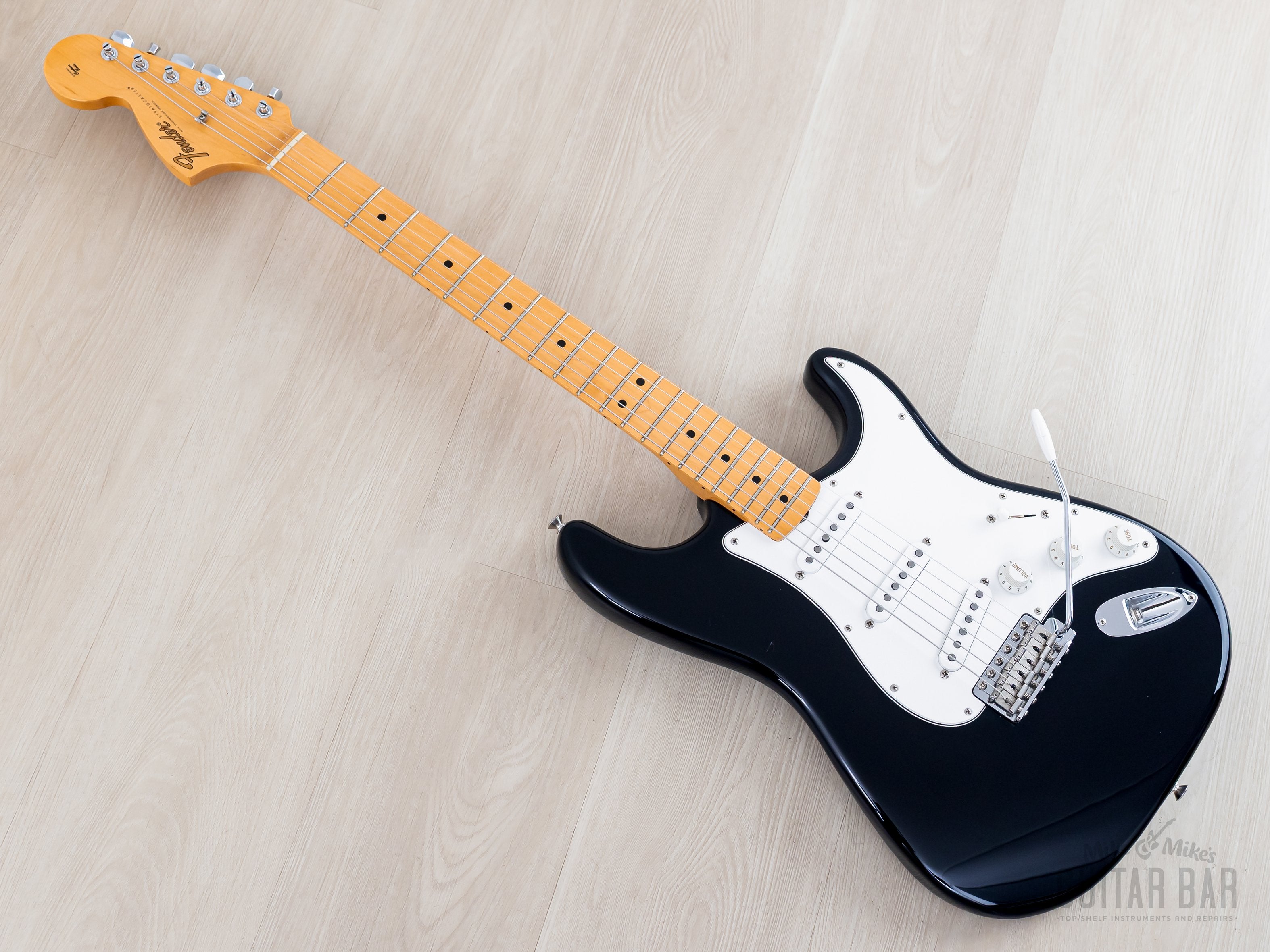 1998 Fender Jimi Hendrix Voodoo Stratocaster Black, Near-Mint w/ Case