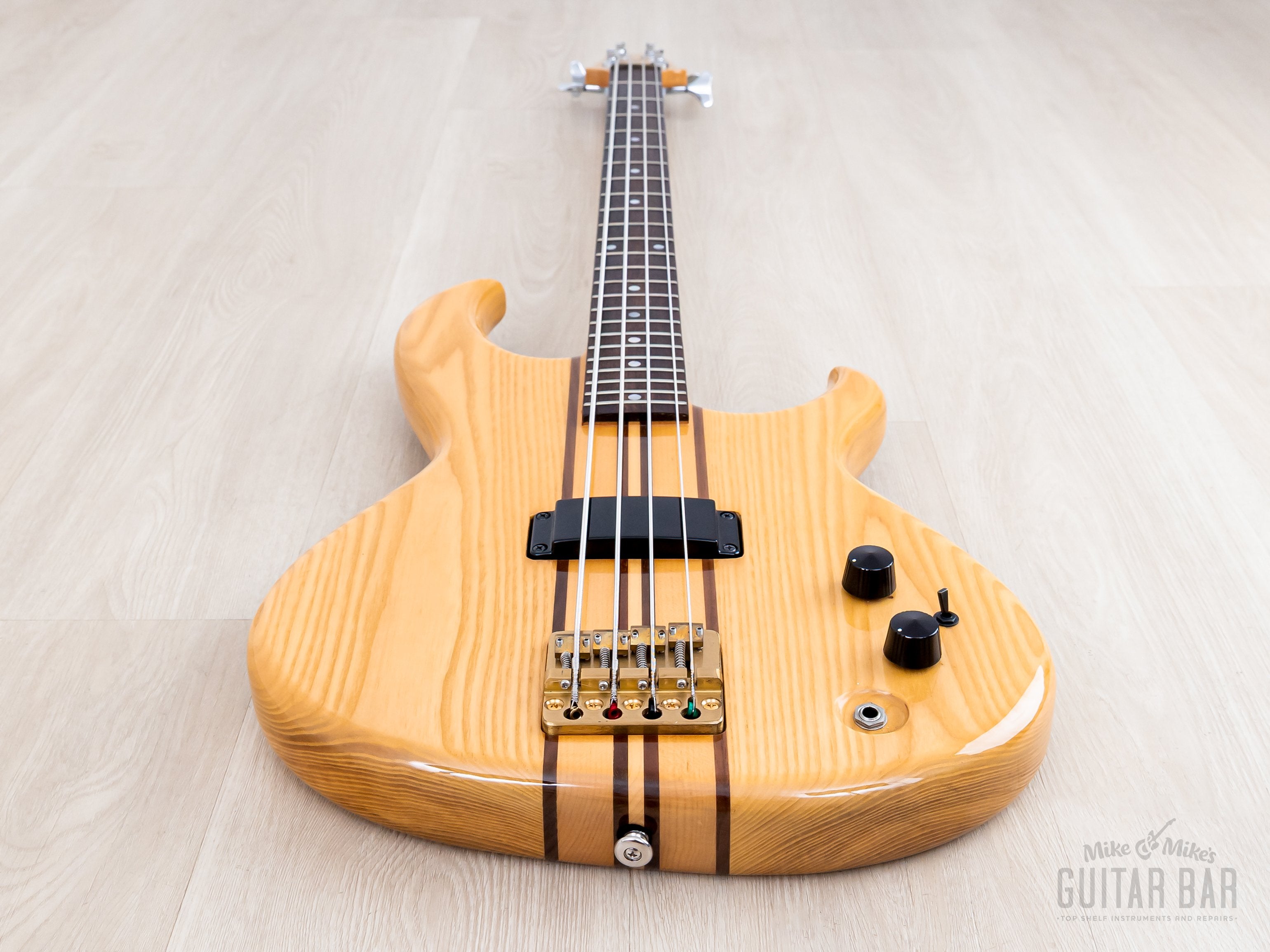 1981 Aria Pro II SB-700 Vintage Neck Through Bass Natural, Japan Matsu