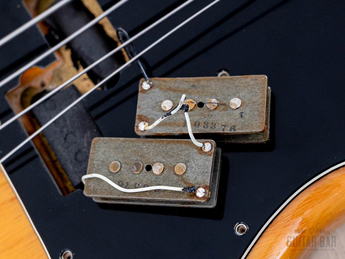 1976 Fender Precision Bass pickup undersides