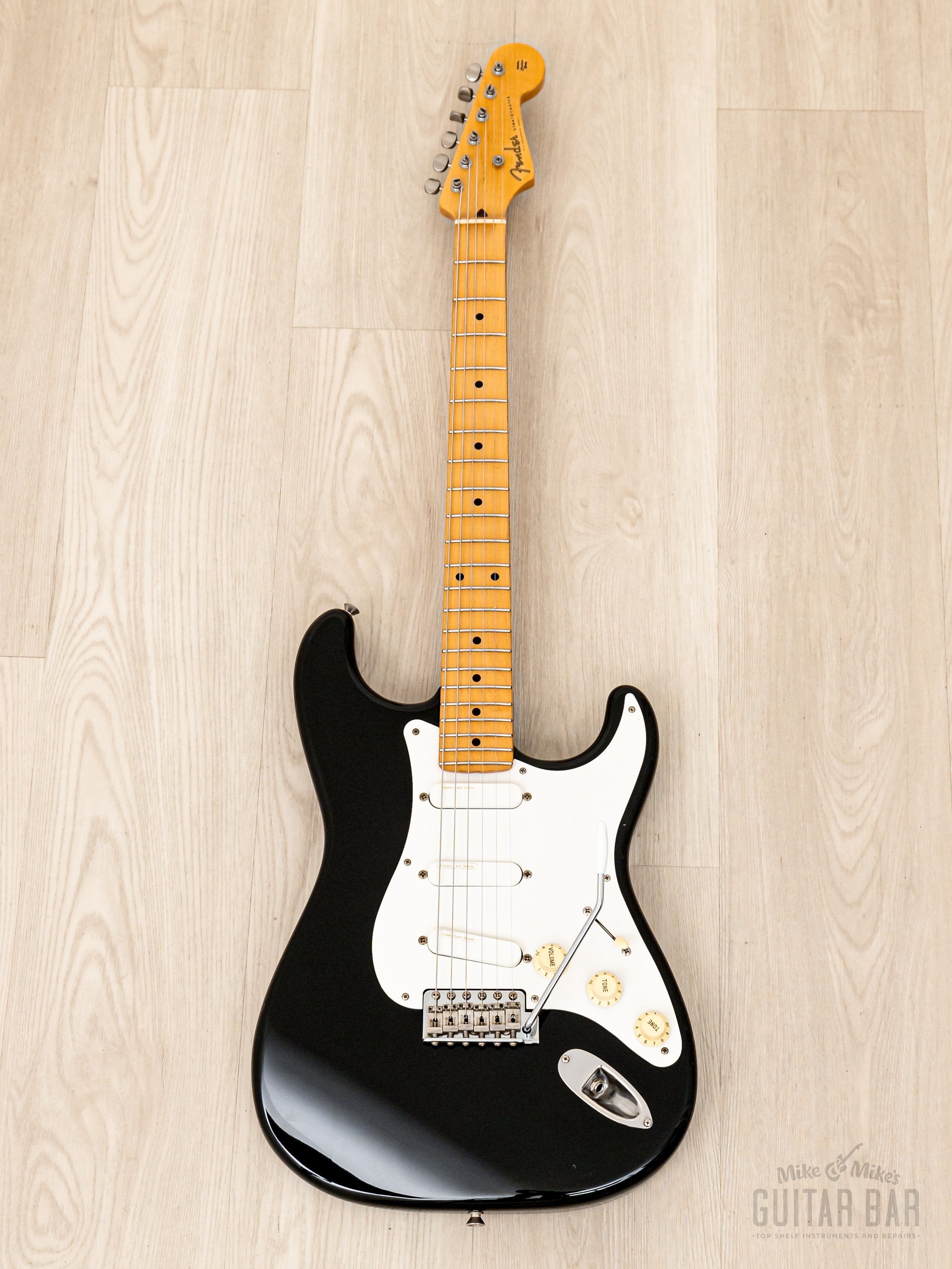 2004 Fender Stratocaster ‘54 Vintage Reissue ST54-95LS Black w/ Lace Sensor, Japan CIJ Blackie