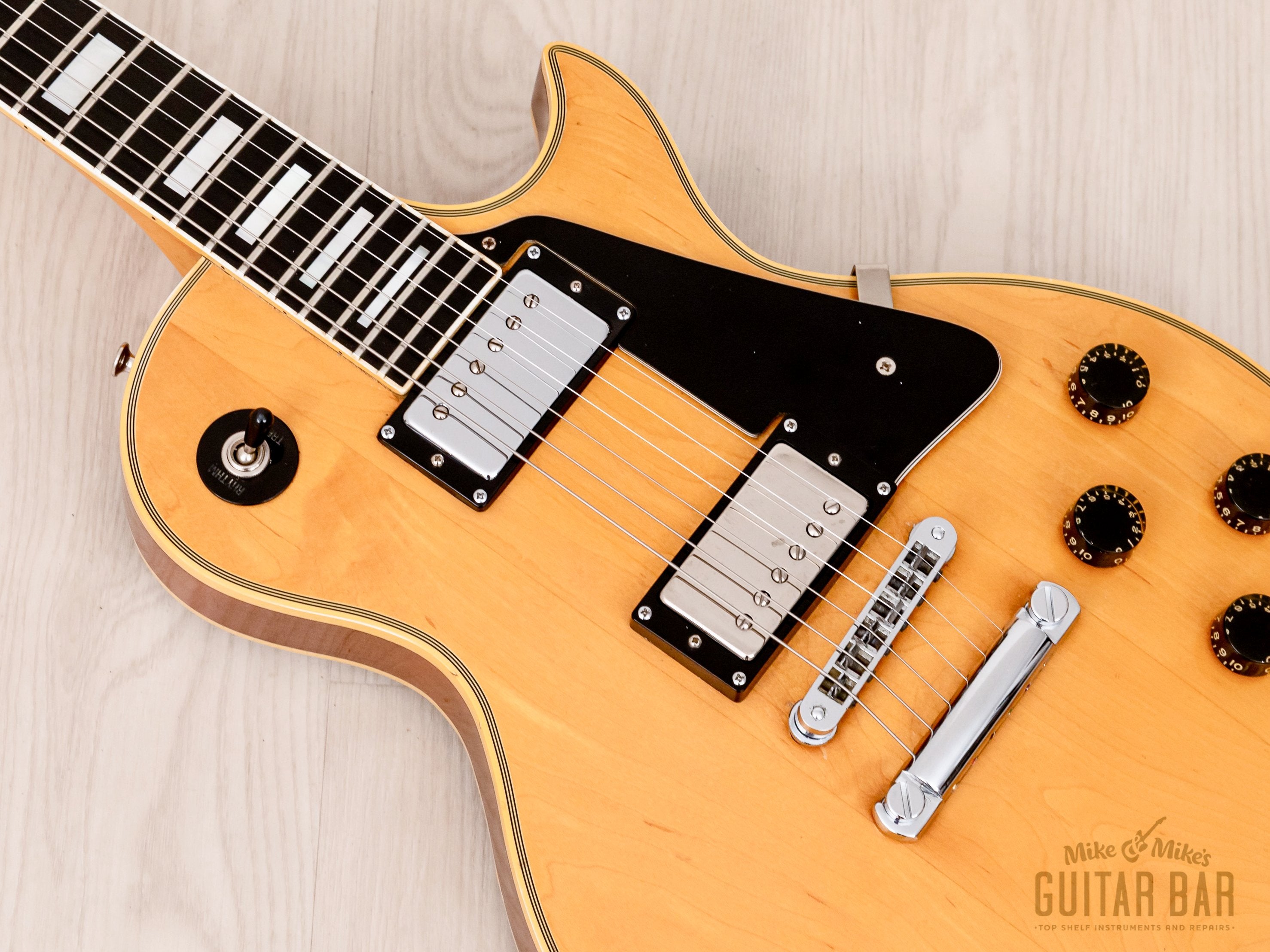 1979 Gibson Les Paul Custom Vintage Guitar Natural w/ Lollar Pickups, Hangtag & Case
