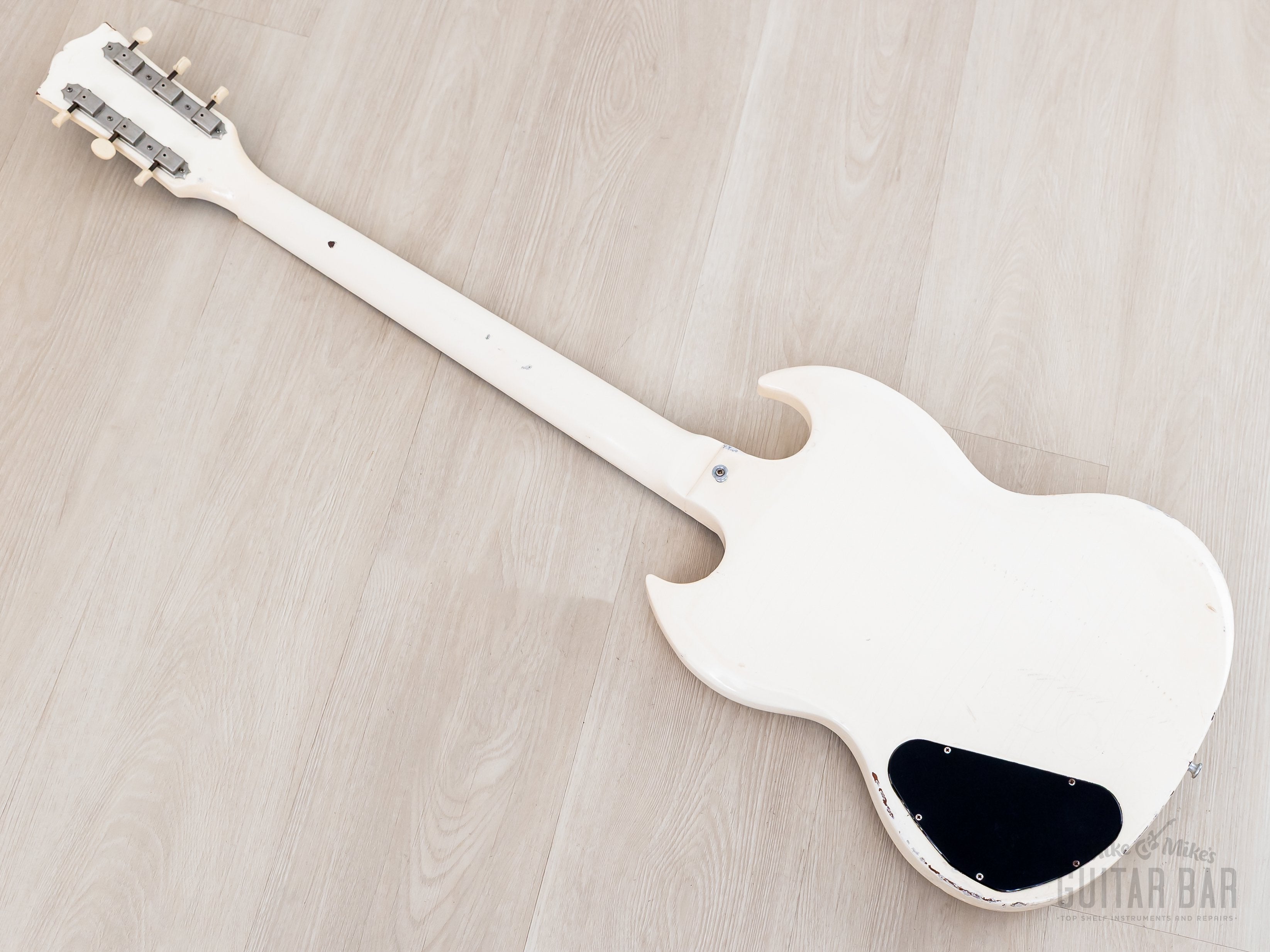 1967 Gibson SG Junior Vintage Guitar Polaris White w/ Case