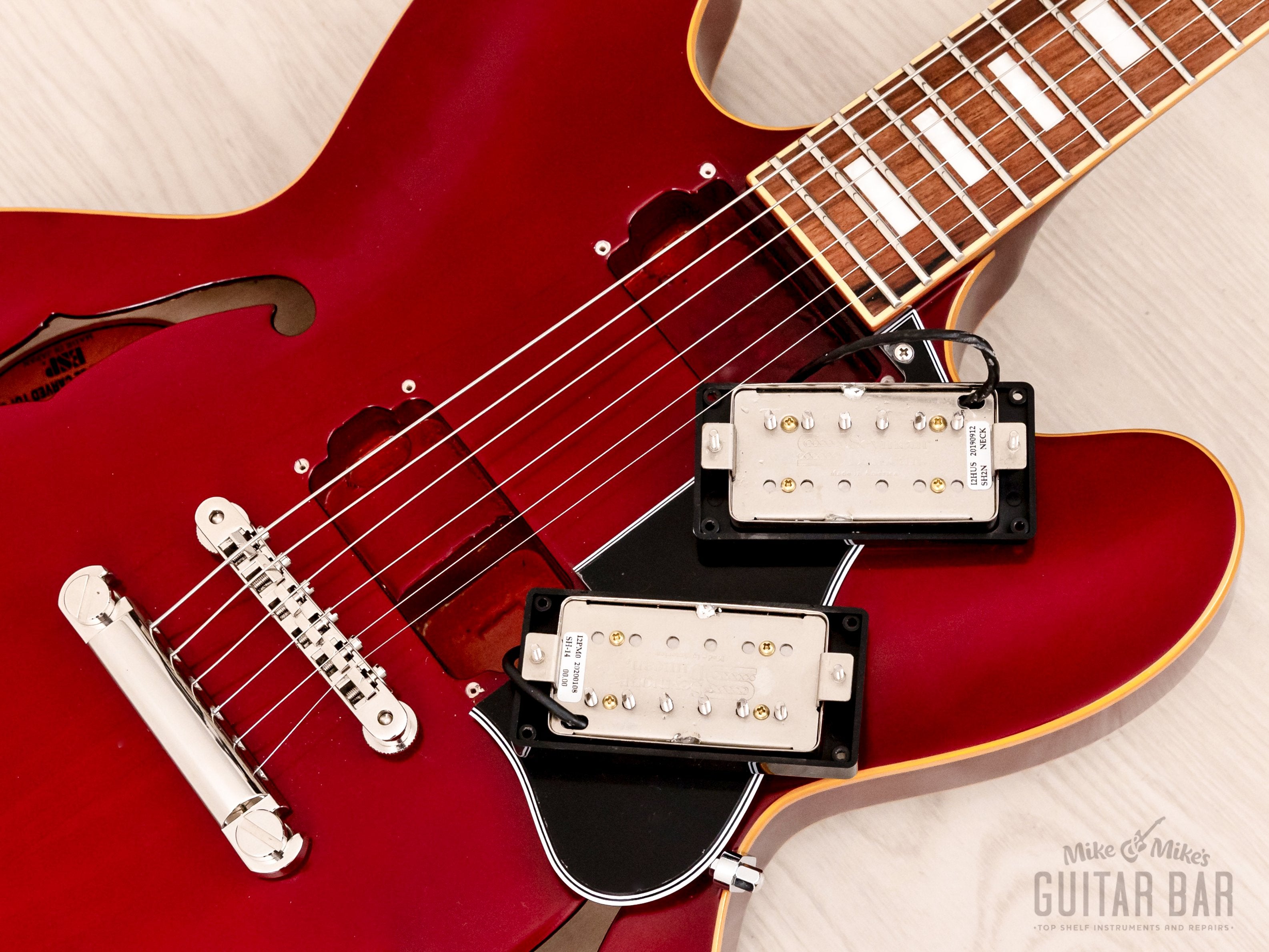 2020 ESP Edwards E-SA-125-LTS Semi-Hollow Carved Top 335