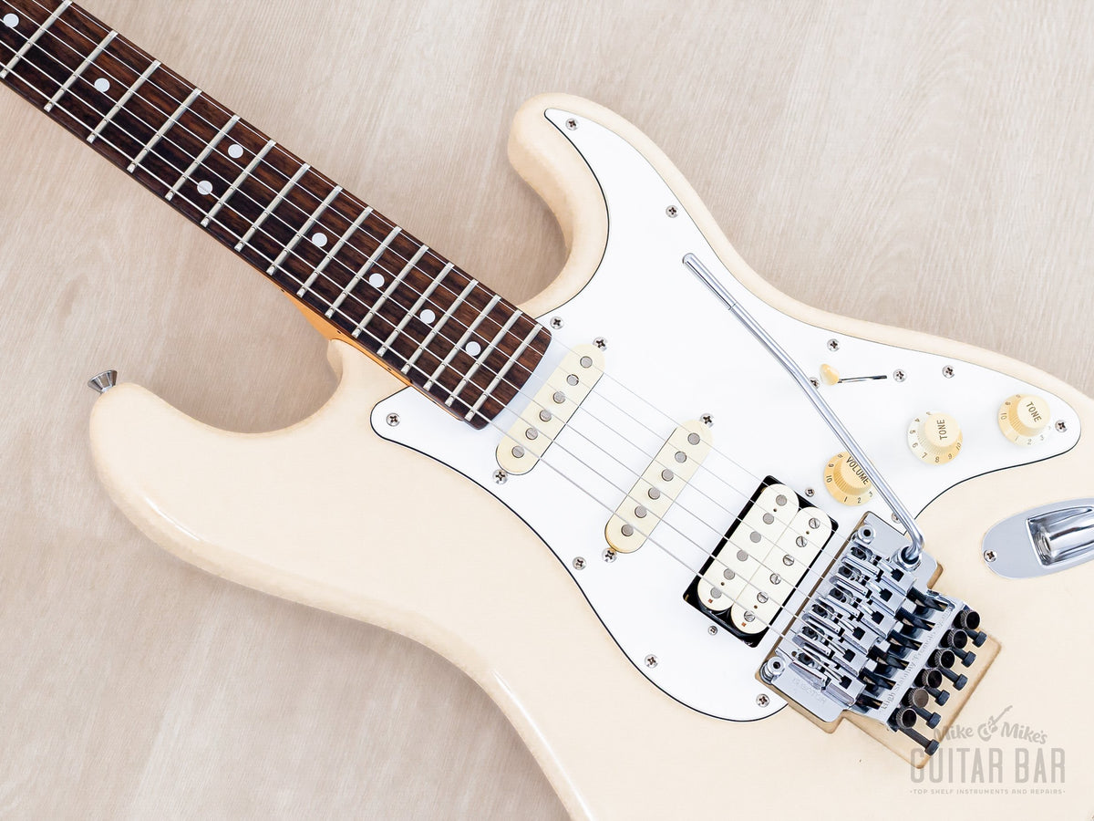 Fretboard and body angled view