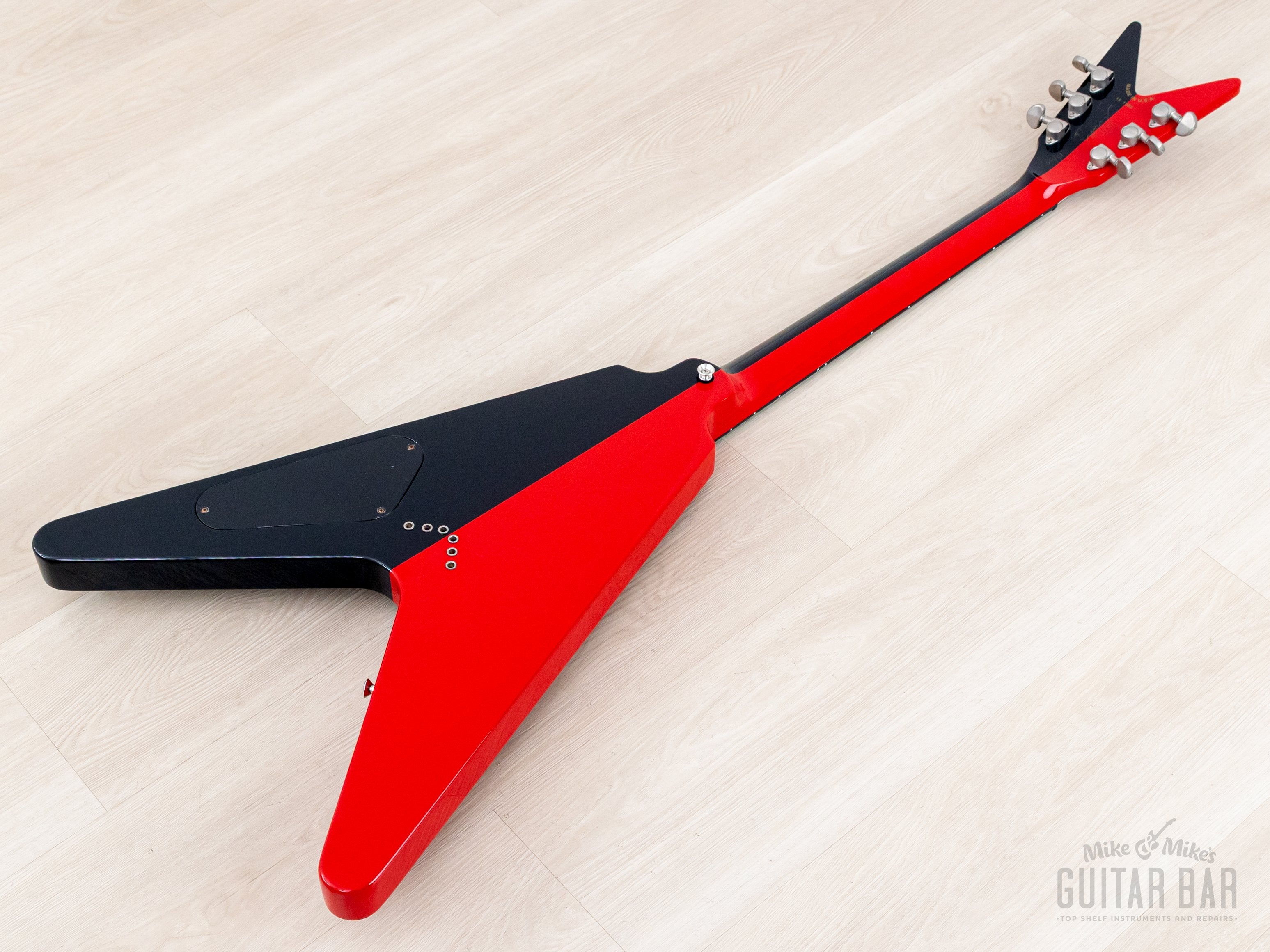 2015 Dean Custom Shop USA Michael Schenker Red Black Flying V, Signed