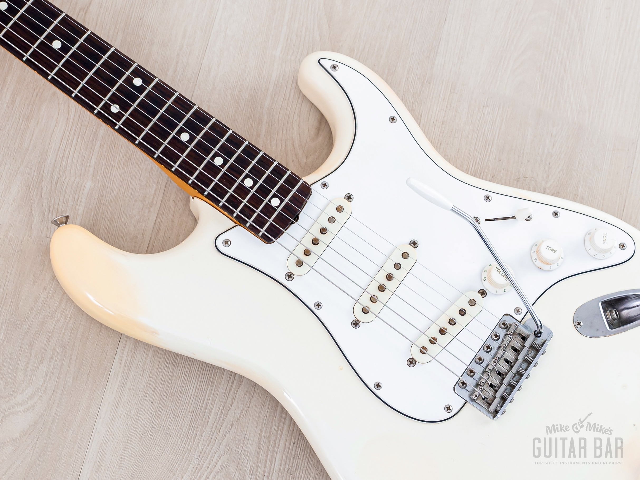 1983 Fender '62 Stratocaster JV ST62-85 Olympic White w/ USA Fullerton