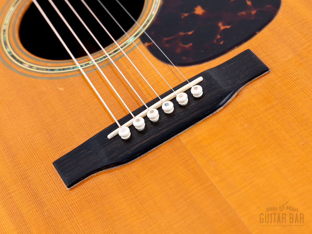 1971 Martin D-41 - bridge detail