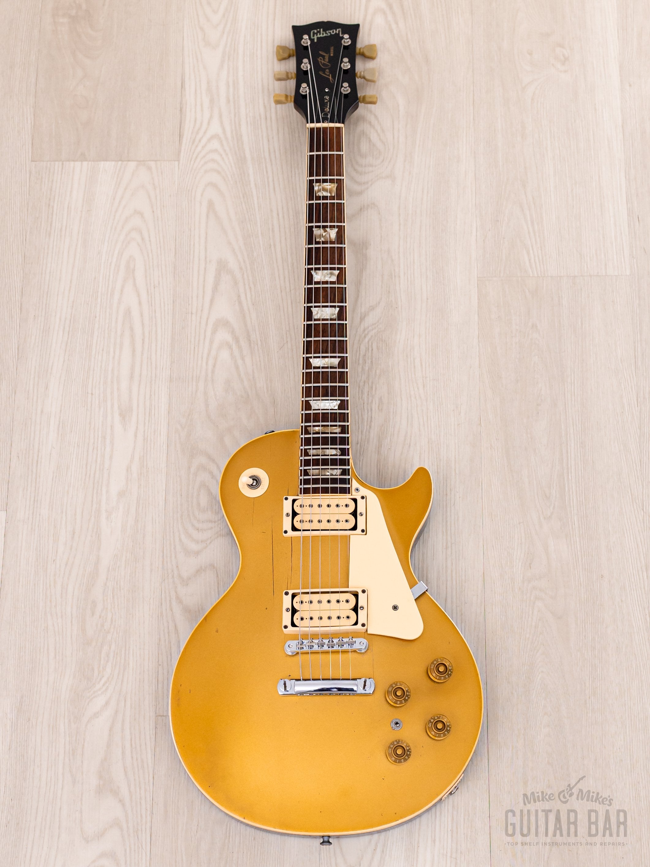 1973 Gibson Les Paul Deluxe Goldtop, Standard Conversion w/ DiMarzio Super Distortion & Case