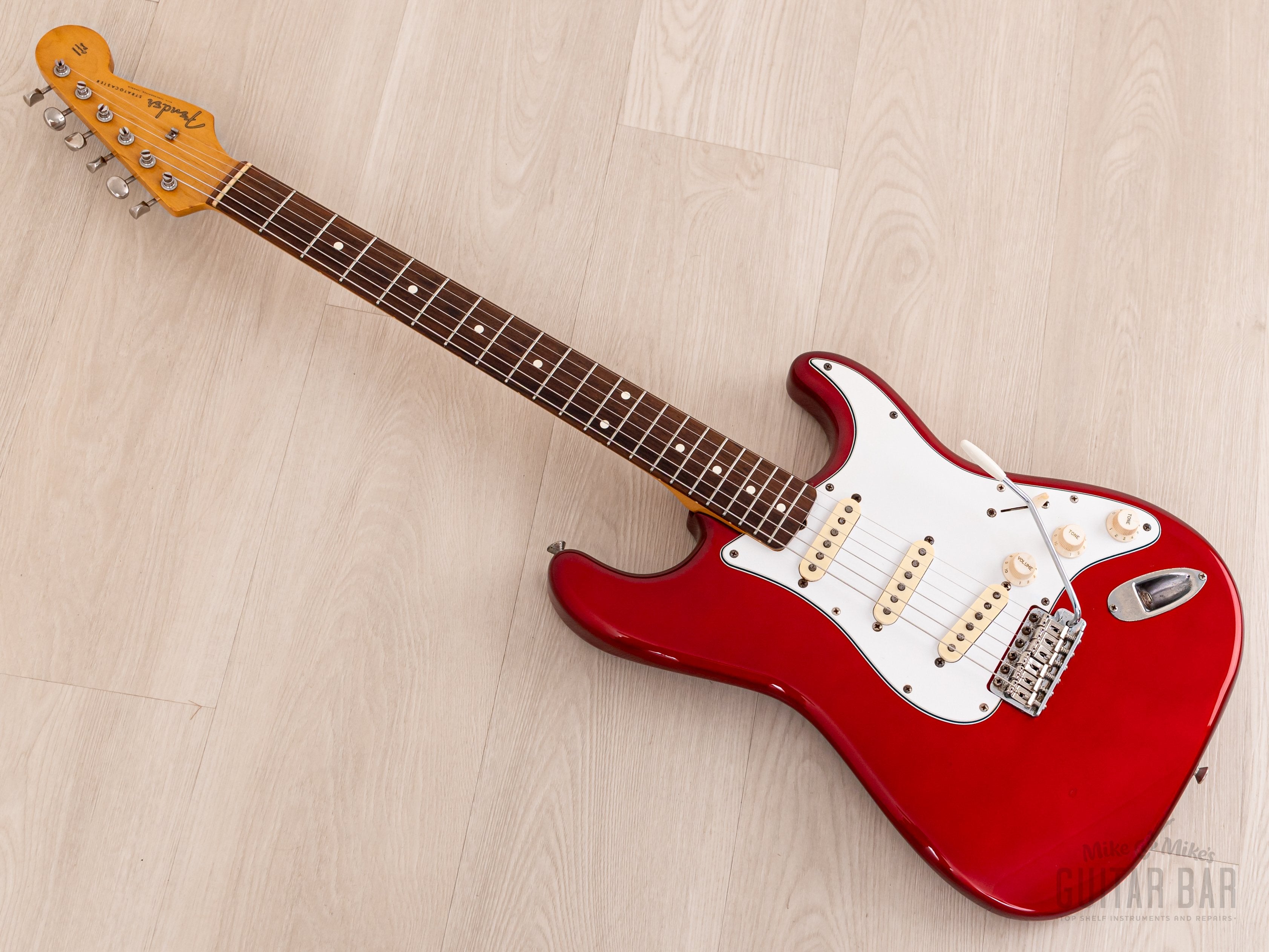 1983 Fender Stratocaster '62 Vintage Reissue JV ST62-65 Candy Apple Red 100% Original, Japan MIJ Fujigen