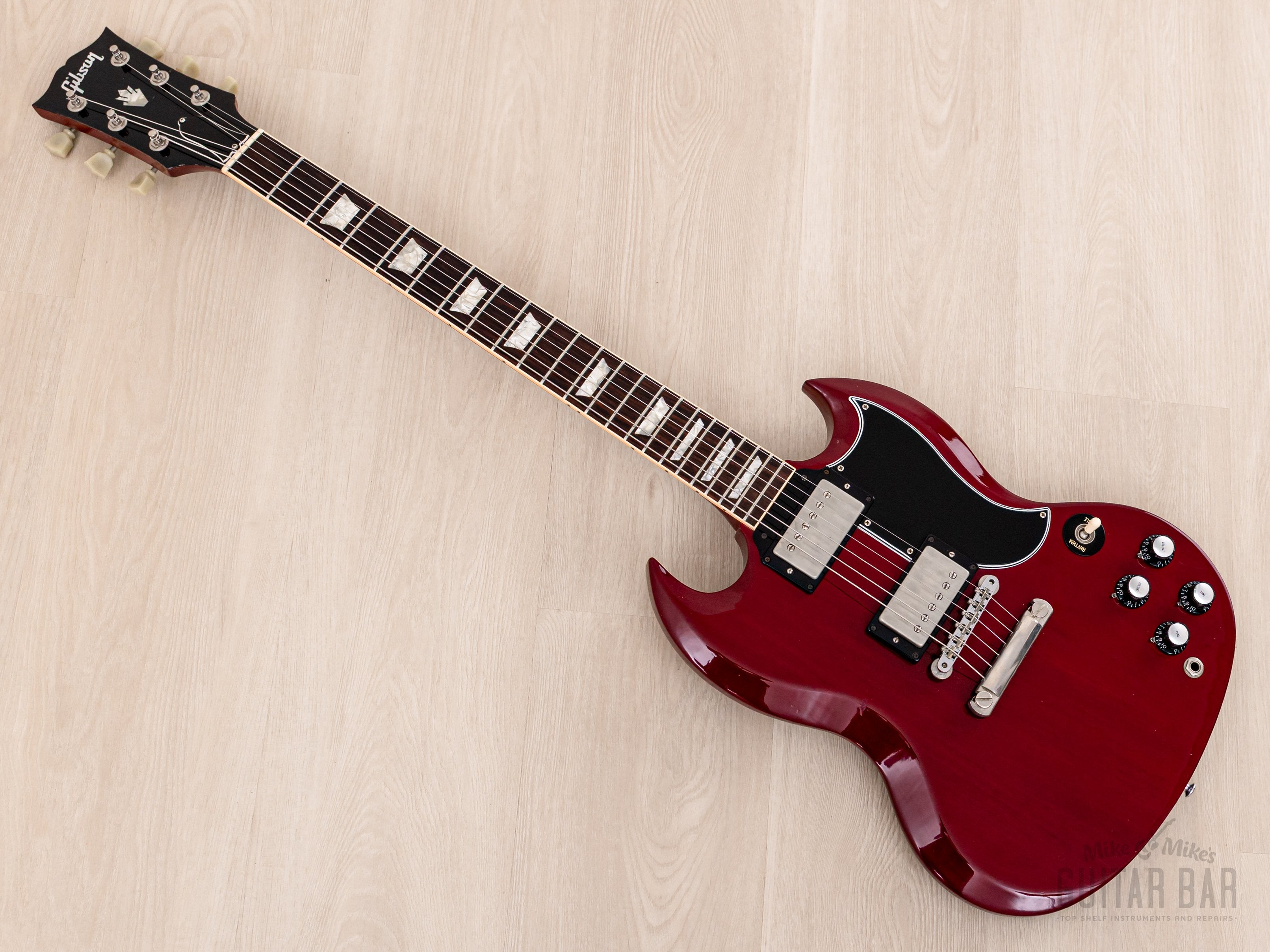 1997 Gibson ‘61 SG Standard Cherry w/ 57 Classic PAFs, Hangtags & Case