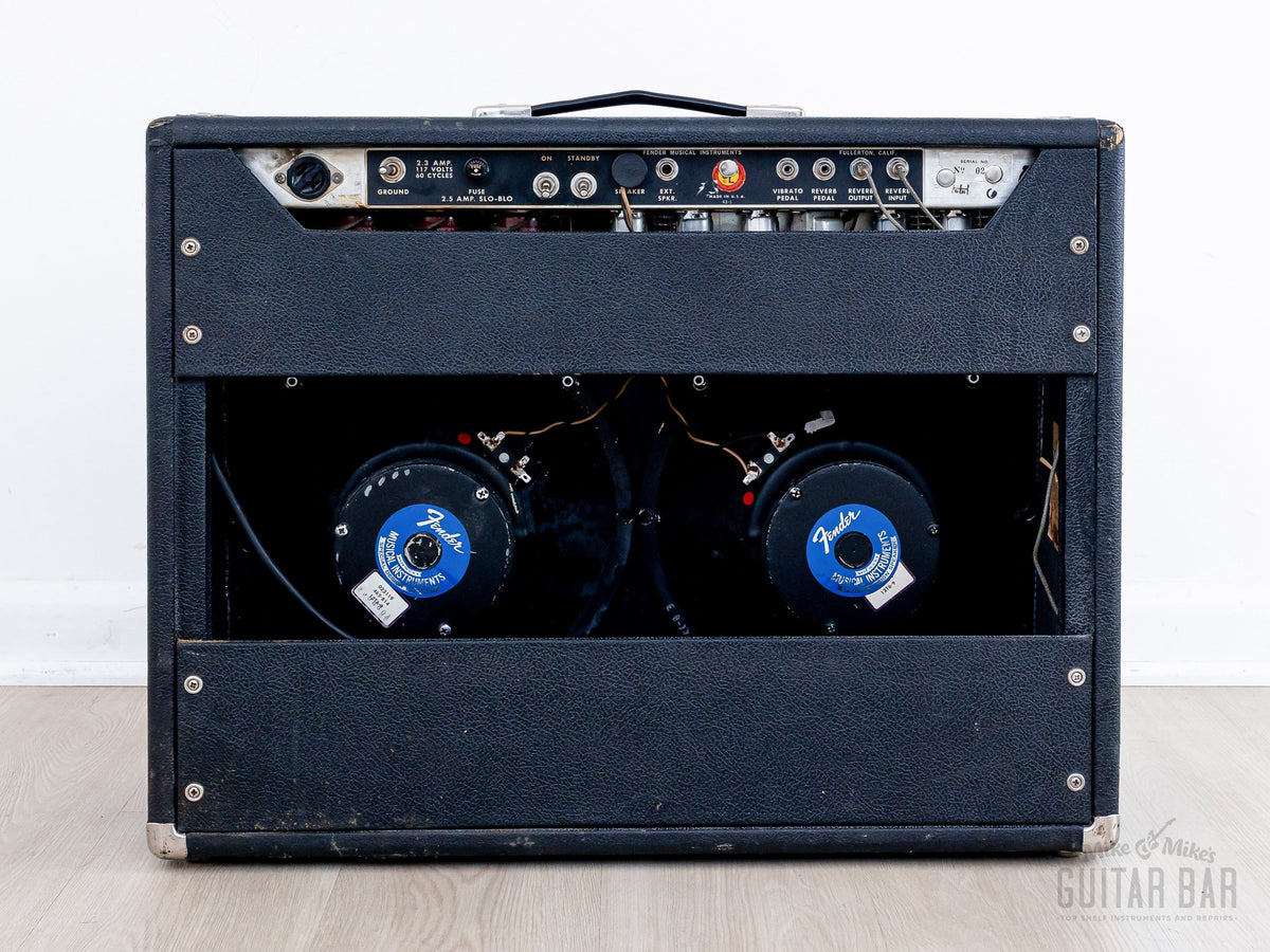 1970 Fender Twin Reverb, back with speakers