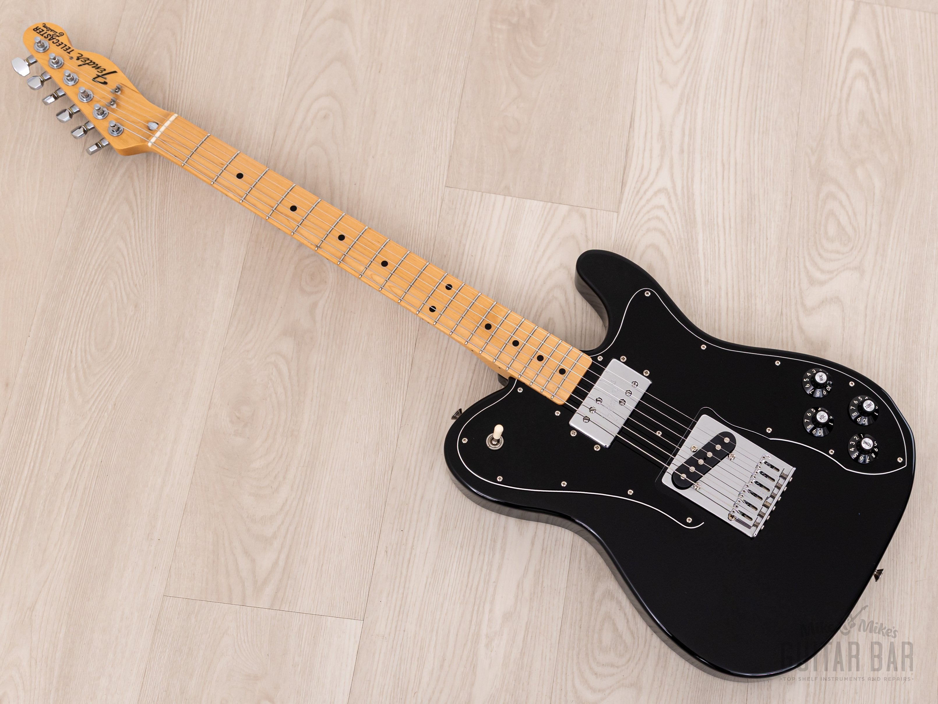 2007 Fender Telecaster Custom '72 Vintage Reissue TC72 Black, Ash Body w/ Wide Range, Japan CIJ