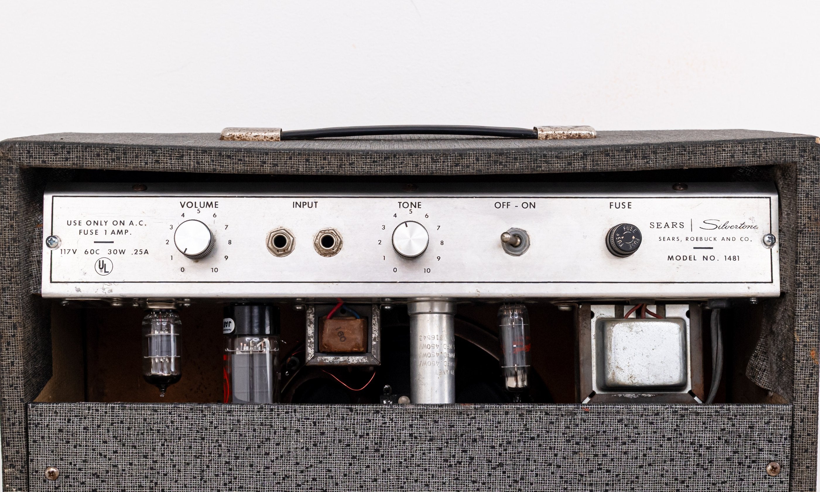 1965 Silvertone 1481 Vintage Tube Amp Class A 1x8, Serviced