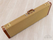 Original tweed hardshell case, angled view