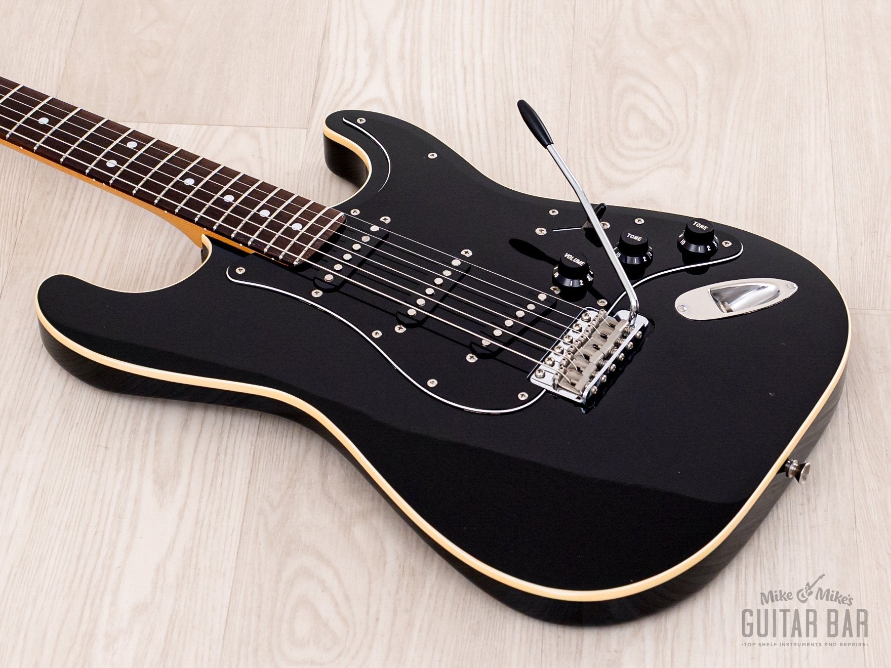 Fender Japan / AST-65（Aerodyne） 2004 Fender Aerodyne Stratocaster AST-65 Electric Guitar Black, Japan